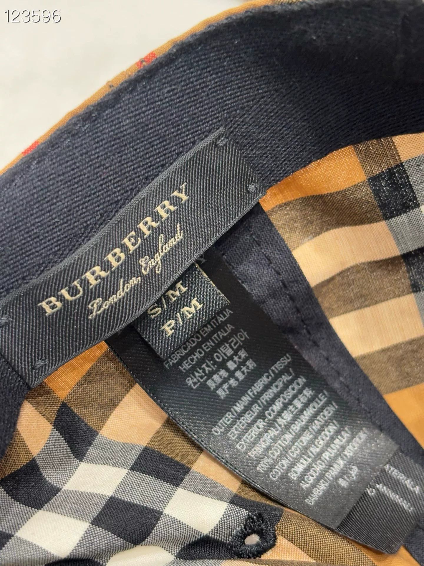 Burberry Burberry Classic Check Baseball Cap Size ONE SIZE - 4 Thumbnail