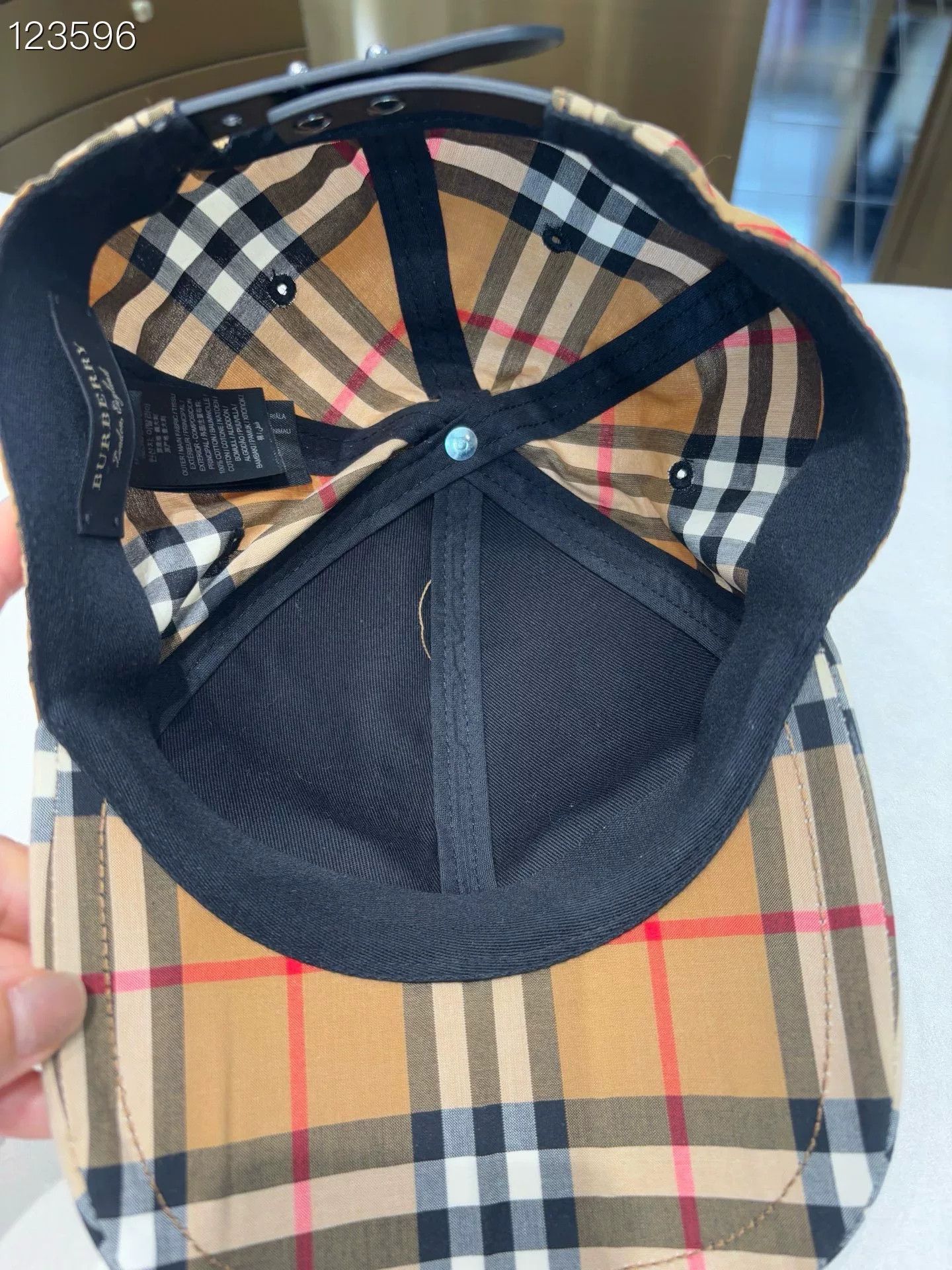 Burberry Burberry Classic Check Baseball Cap Size ONE SIZE - 5 Thumbnail