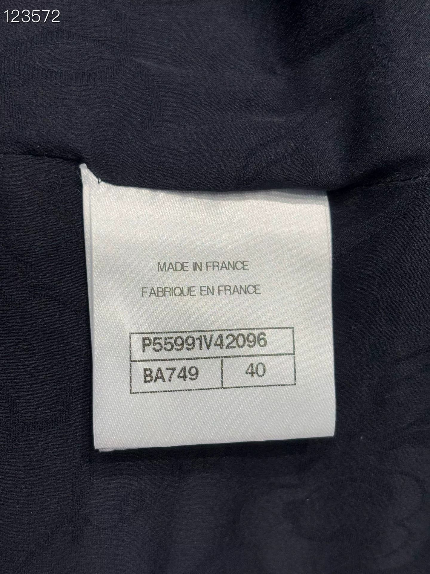 Chanel Chanel Dark Blue Dress Size 40 Size S / US 4 / IT 40 - 6 Thumbnail