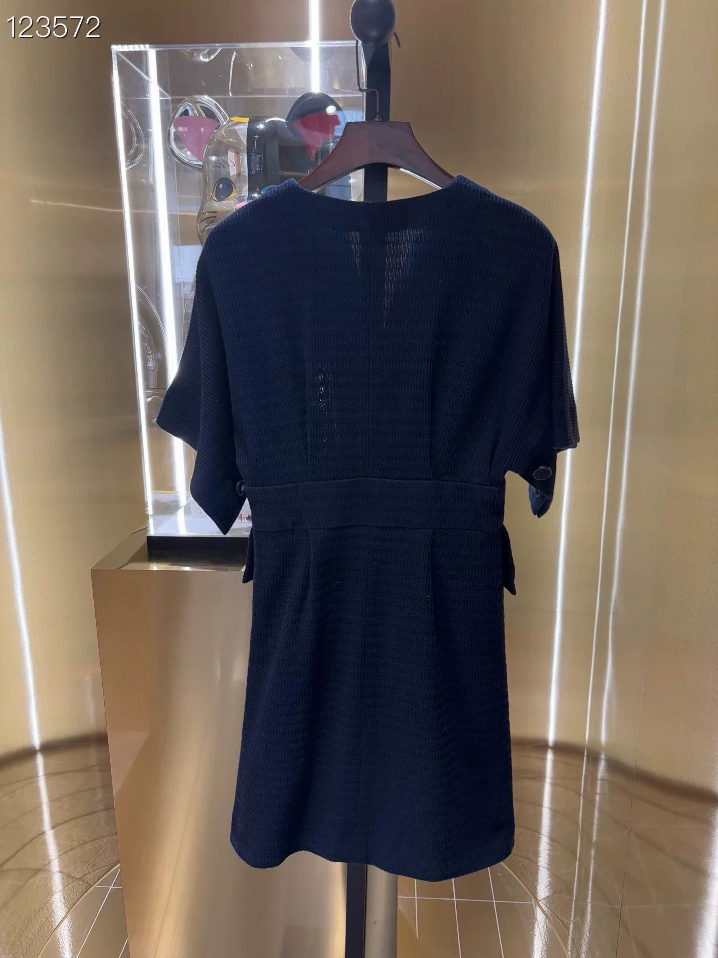 Chanel Chanel Dark Blue Dress Size 40 Size S / US 4 / IT 40 - 2 Thumbnail
