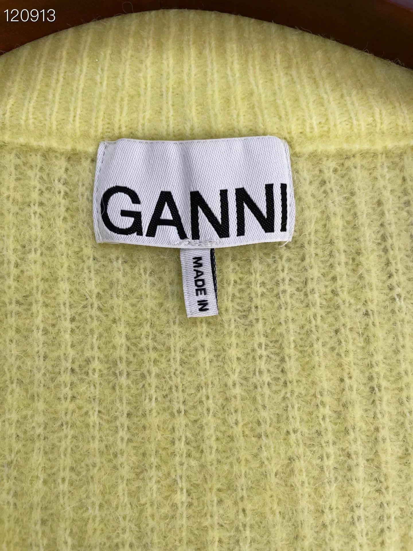Ganni GANNI Wool Blend Crystal Button Cardigan Size S / US 4 / IT 40 - 4 Thumbnail