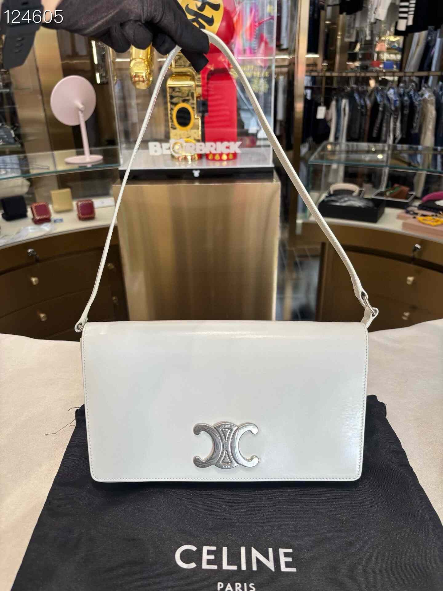 Celine CELINE Triomphe Envelope Crossbody Bag Size ONE SIZE - 3 Thumbnail