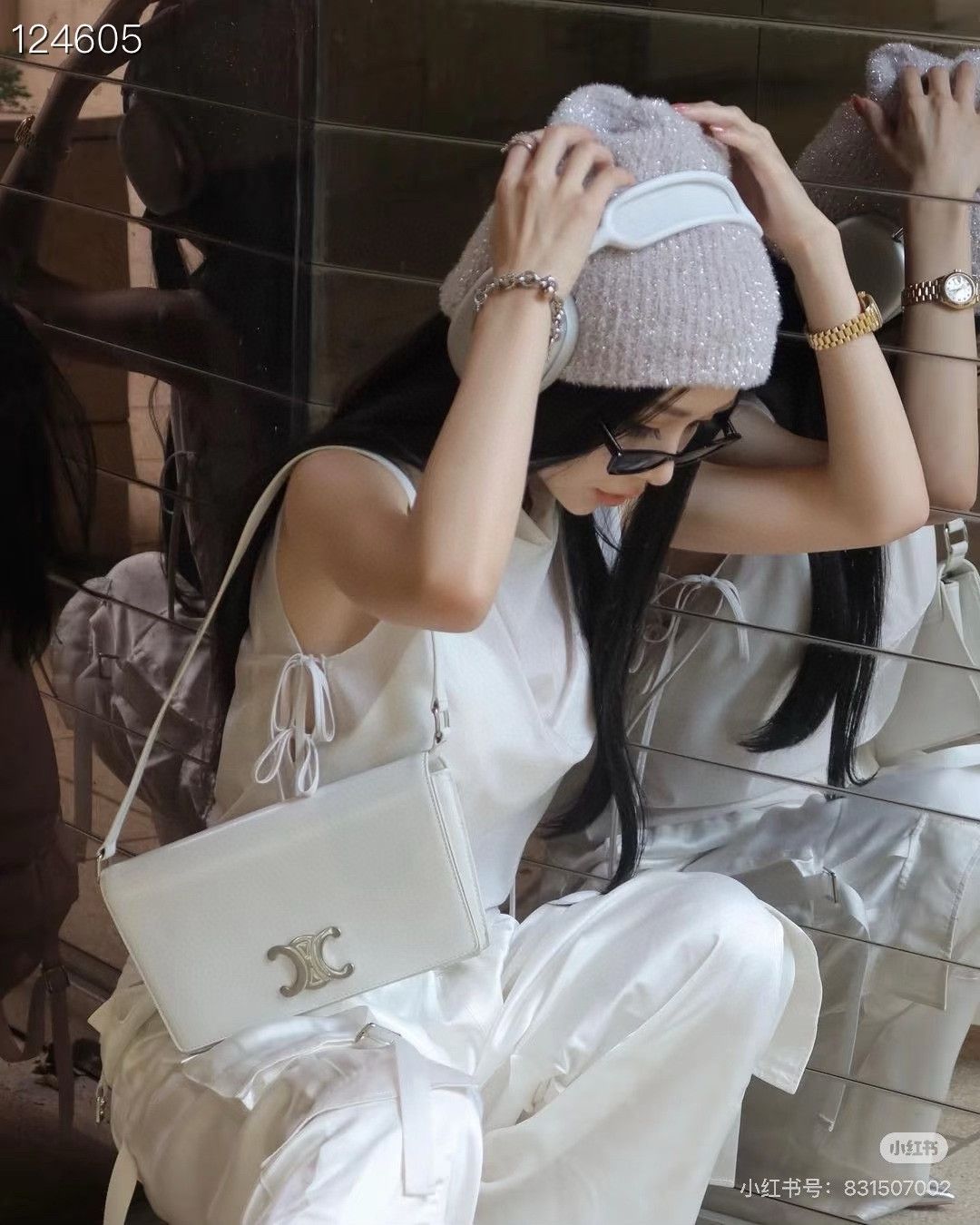 Celine CELINE Triomphe Envelope Crossbody Bag Size ONE SIZE - 8 Thumbnail