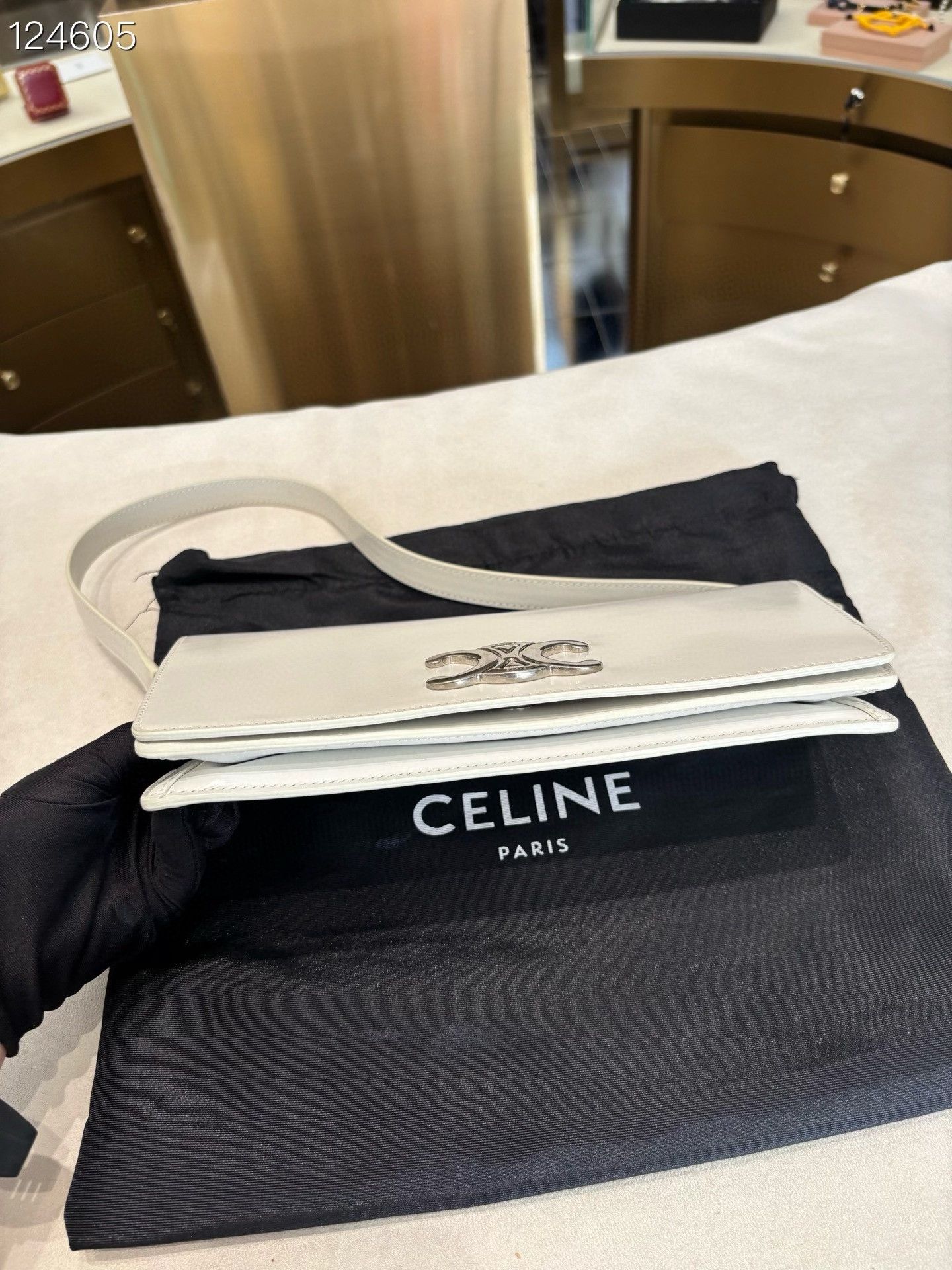 Celine CELINE Triomphe Envelope Crossbody Bag Size ONE SIZE - 5 Thumbnail