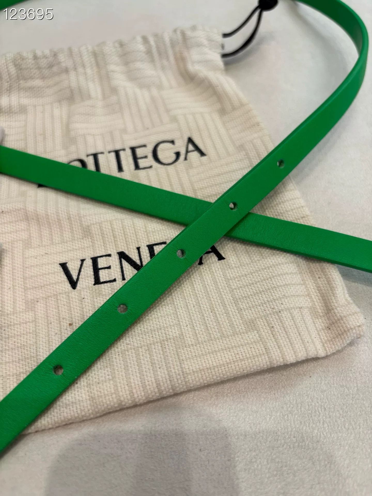 Bottega Veneta Bottega Veneta Green Triangle Buckle Belt Size ONE SIZE - 5 Thumbnail