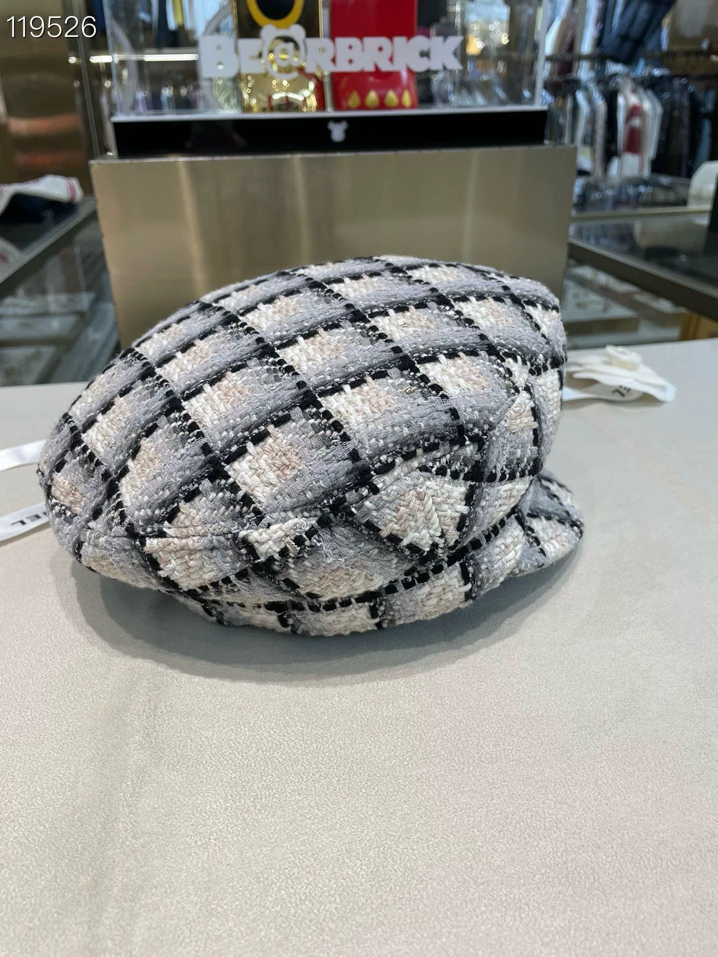 Chanel Chanel 22K Tweed Check Newsboy Cap Size ONE SIZE - 3 Thumbnail