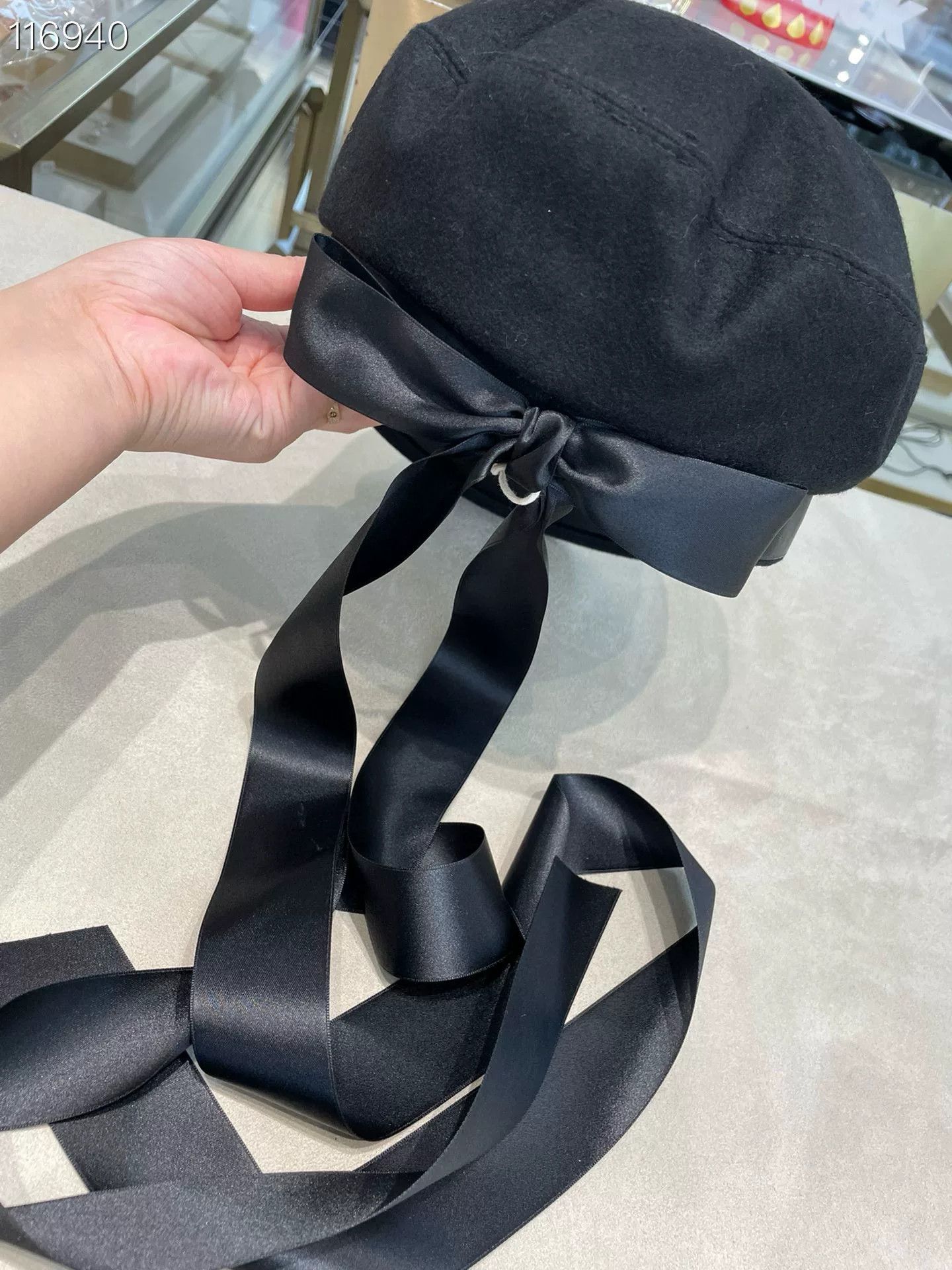 Chanel Chanel Runway Newsboy Cap S Size ONE SIZE - 4 Thumbnail