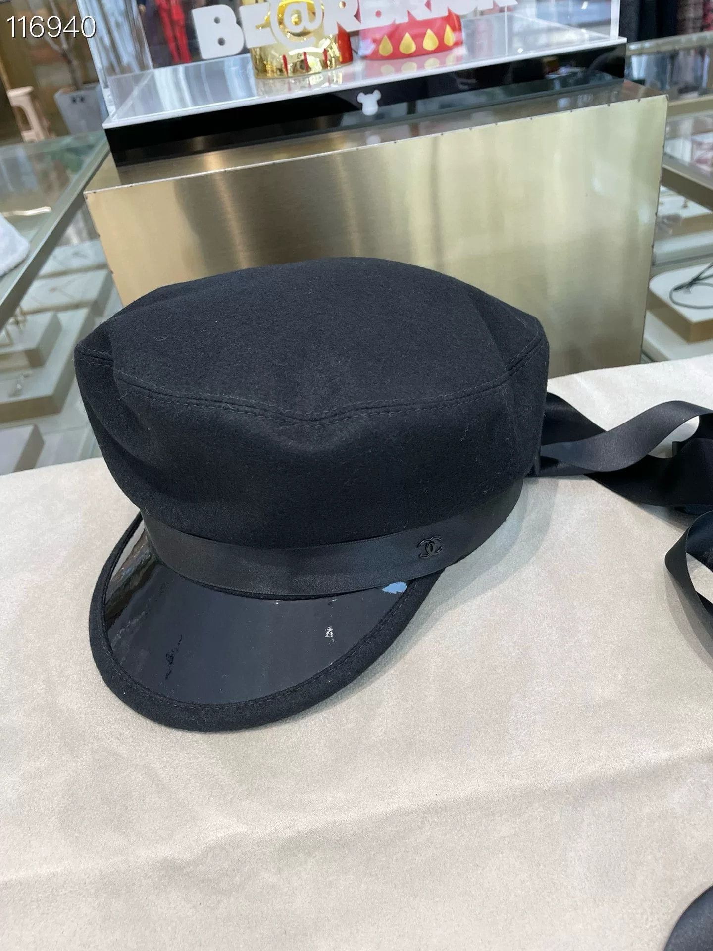 Chanel Chanel Runway Newsboy Cap S Size ONE SIZE - 3 Thumbnail