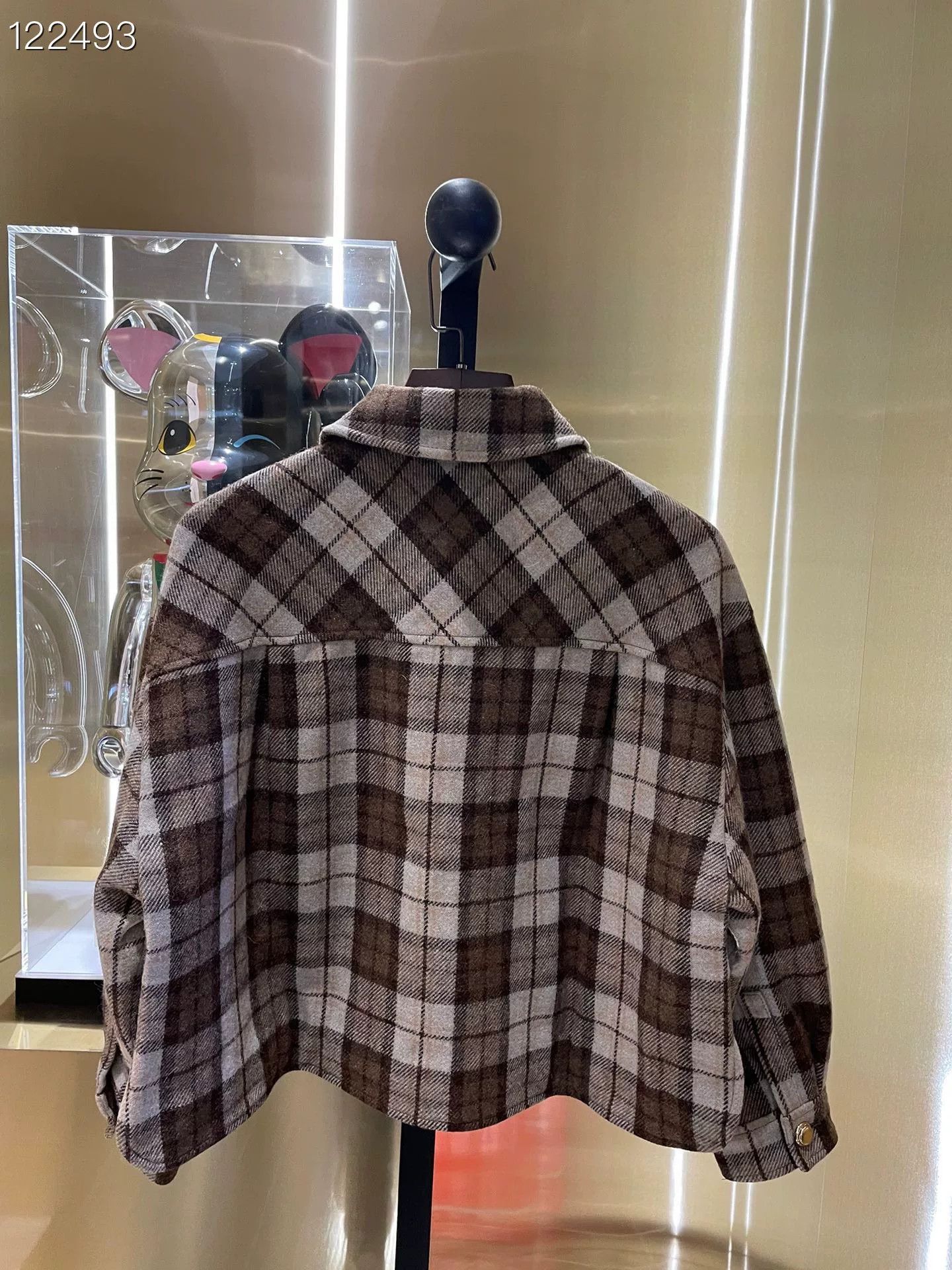 Miu Miu Miumiu 24SS Houndstooth Padded Jacket Size S / US 4 / IT 40 - 2 Thumbnail