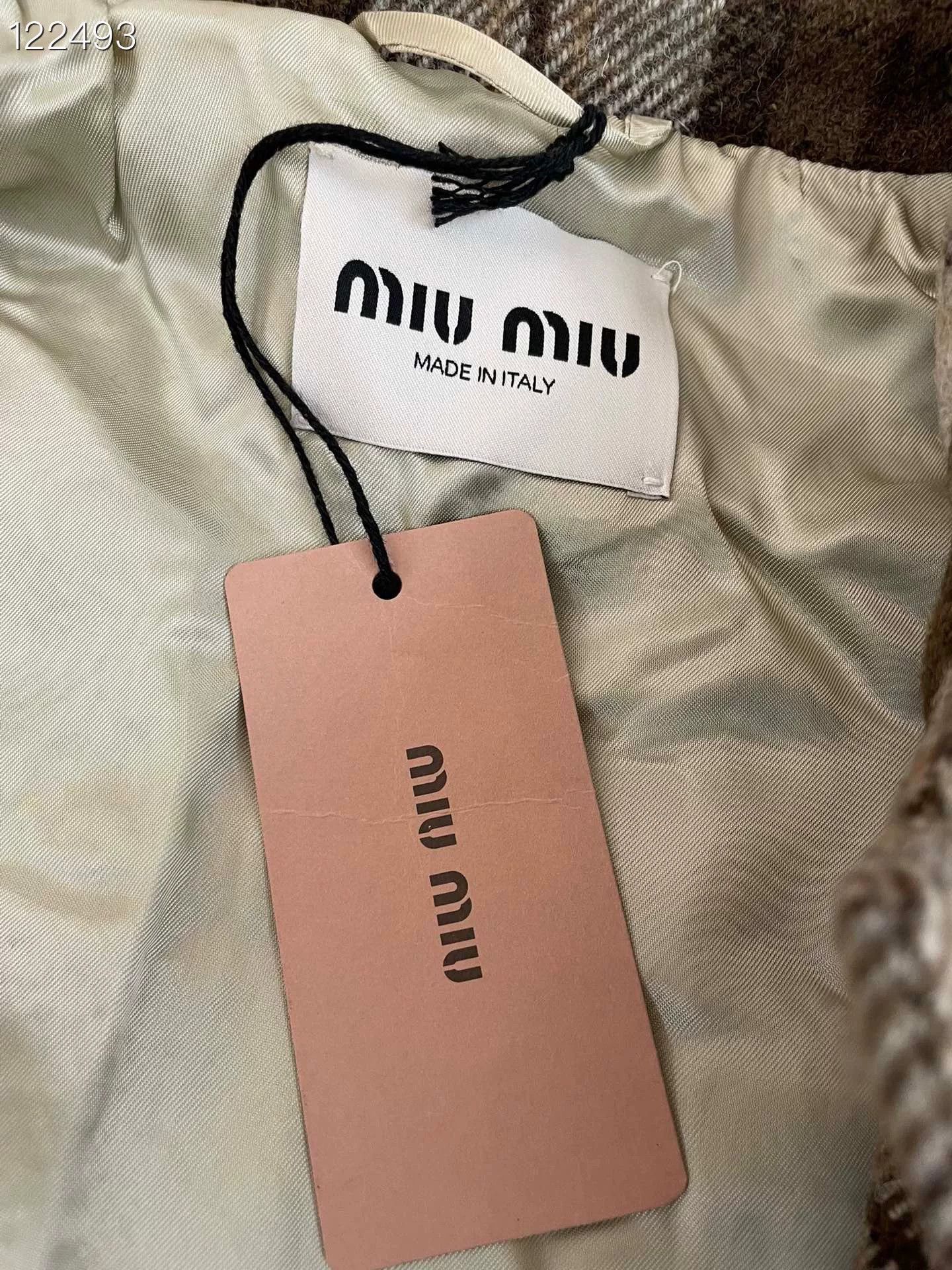 Miu Miu Miumiu 24SS Houndstooth Padded Jacket Size S / US 4 / IT 40 - 3 Thumbnail
