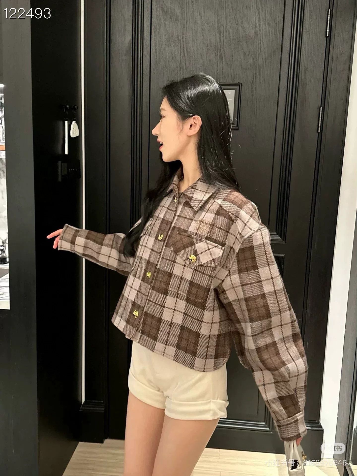 Miu Miu Miumiu 24SS Houndstooth Padded Jacket Size S / US 4 / IT 40 - 7 Thumbnail