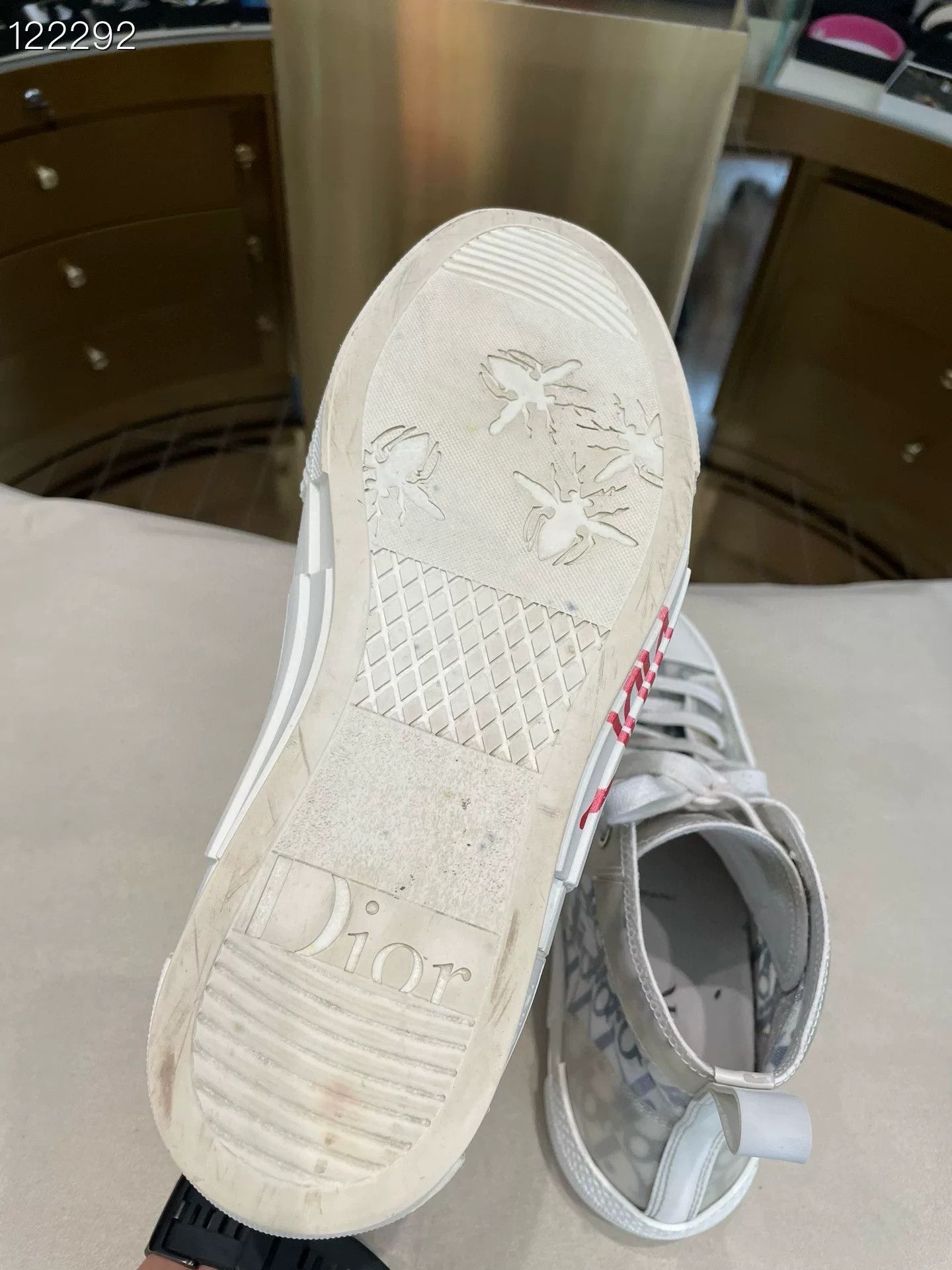 Dior Dior B23 High-Top Canvas Sneakers Size US 6 / EU 39 - 7 Thumbnail