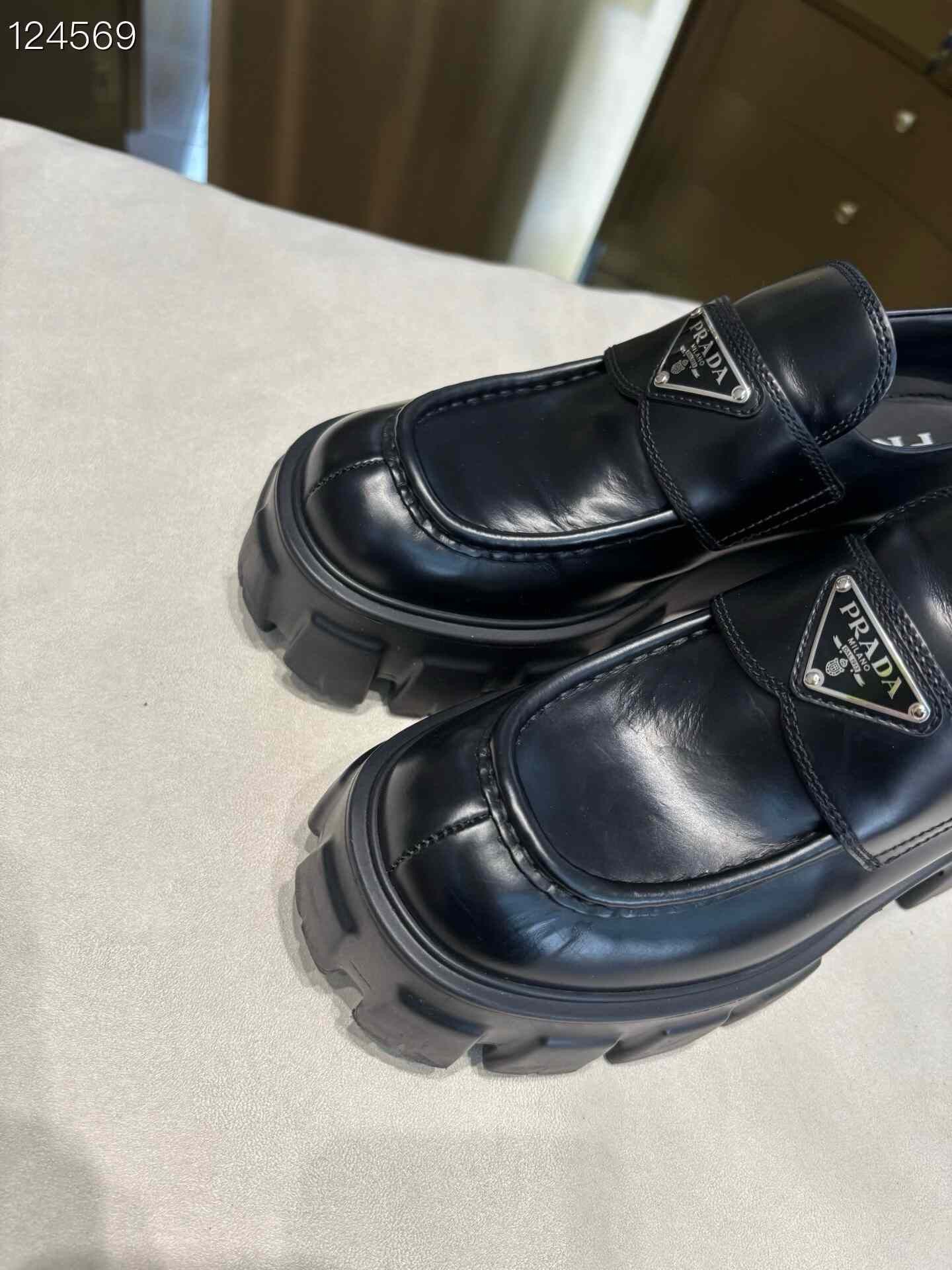 Prada Prada Monolith Platform Loafers Size US 5.5 / IT 35.5 - 3 Thumbnail