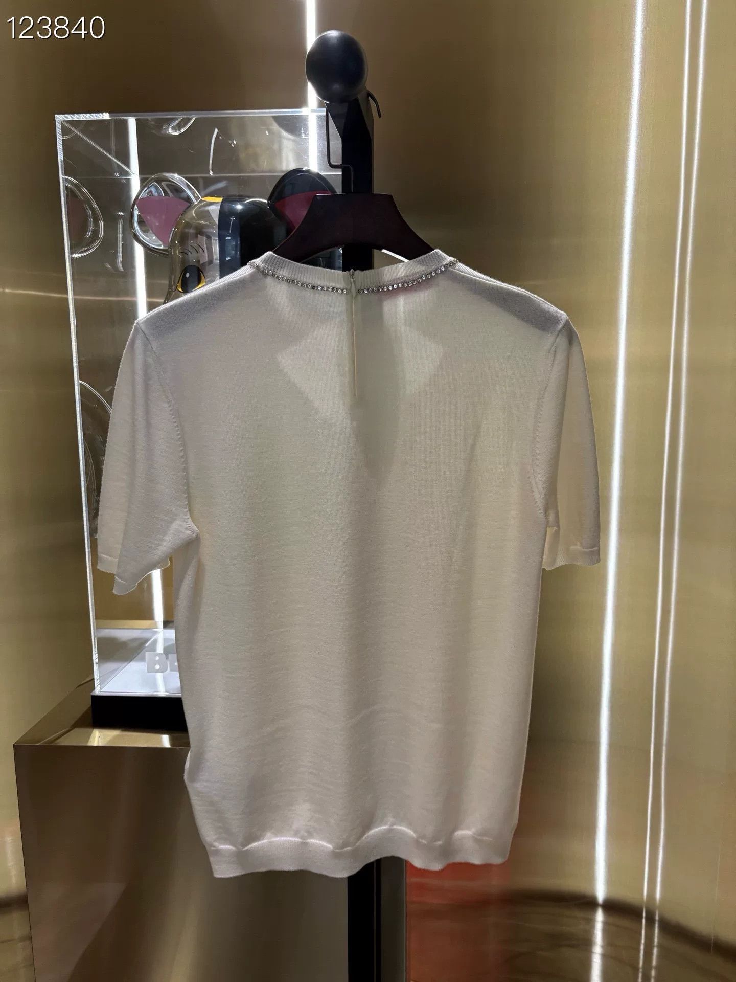Valentino Valentino Women's Crystal Bow Knit Top Size XL / US 12-14 / IT 48-50 - 2 Thumbnail