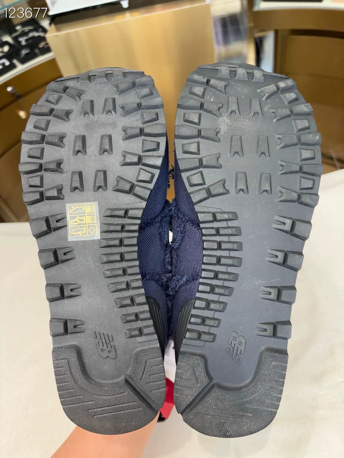 Miu Miu Miu Miu x New Balance Denim Sneakers Size US 5 / IT 35 - 6 Thumbnail