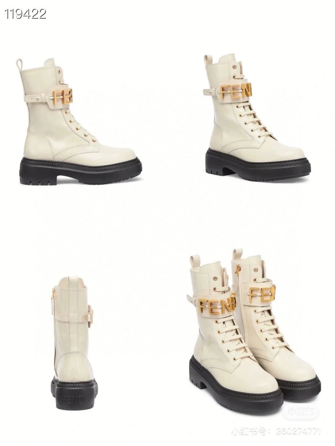 Fendi Fendi 078978 v519 Martin Boots Size US 6 / IT 36 - 6 Thumbnail