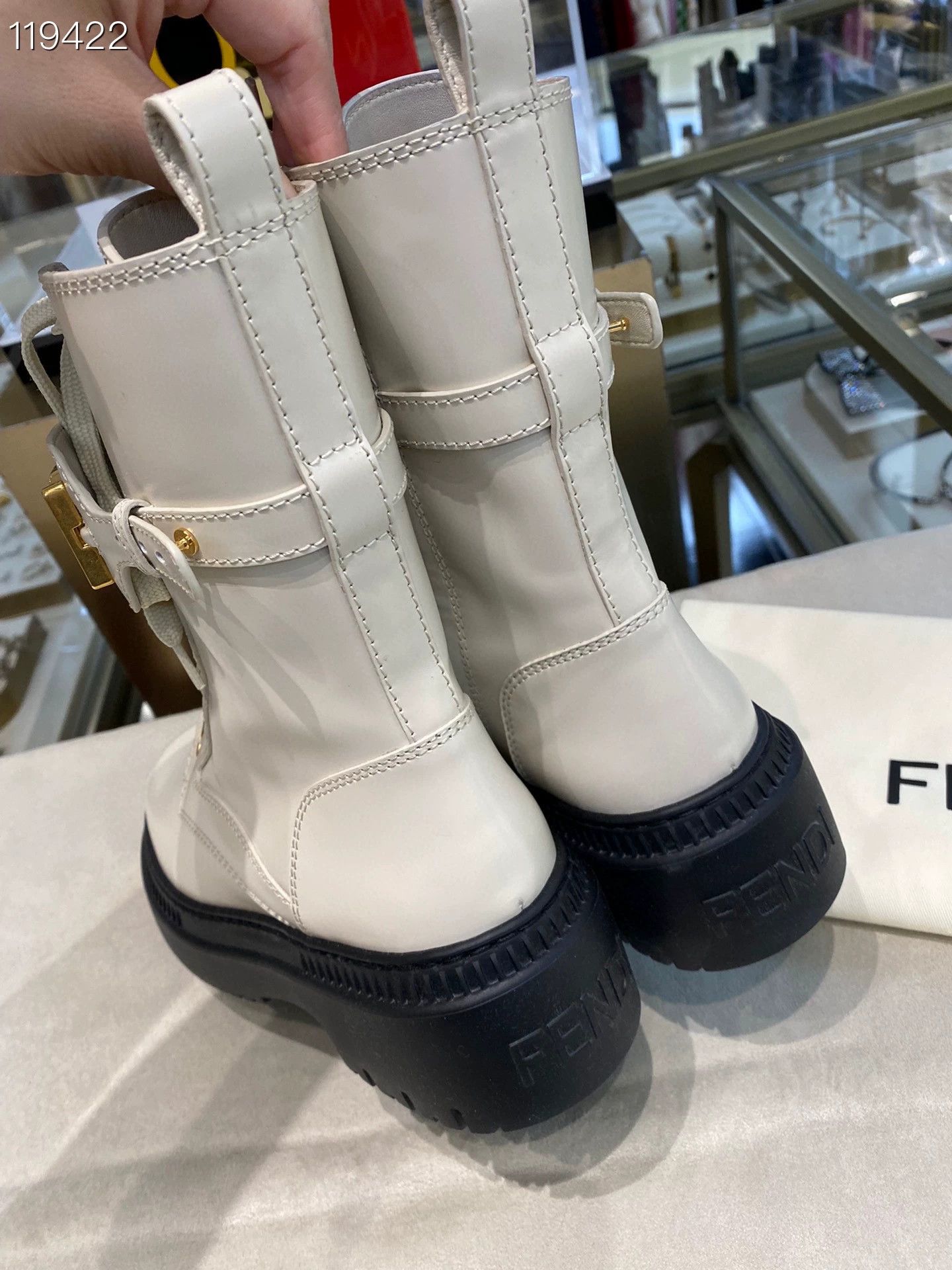Fendi Fendi 078978 v519 Martin Boots Size US 6 / IT 36 - 4 Thumbnail