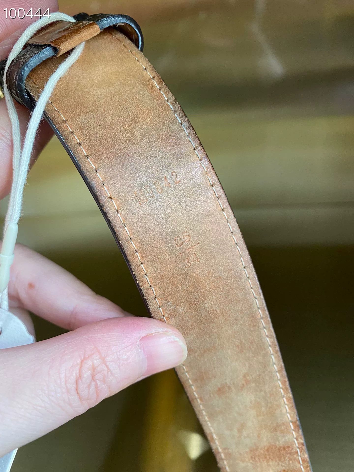 Louis Vuitton LV Women's Monogram Belt 00325 Size ONE SIZE - 4 Thumbnail