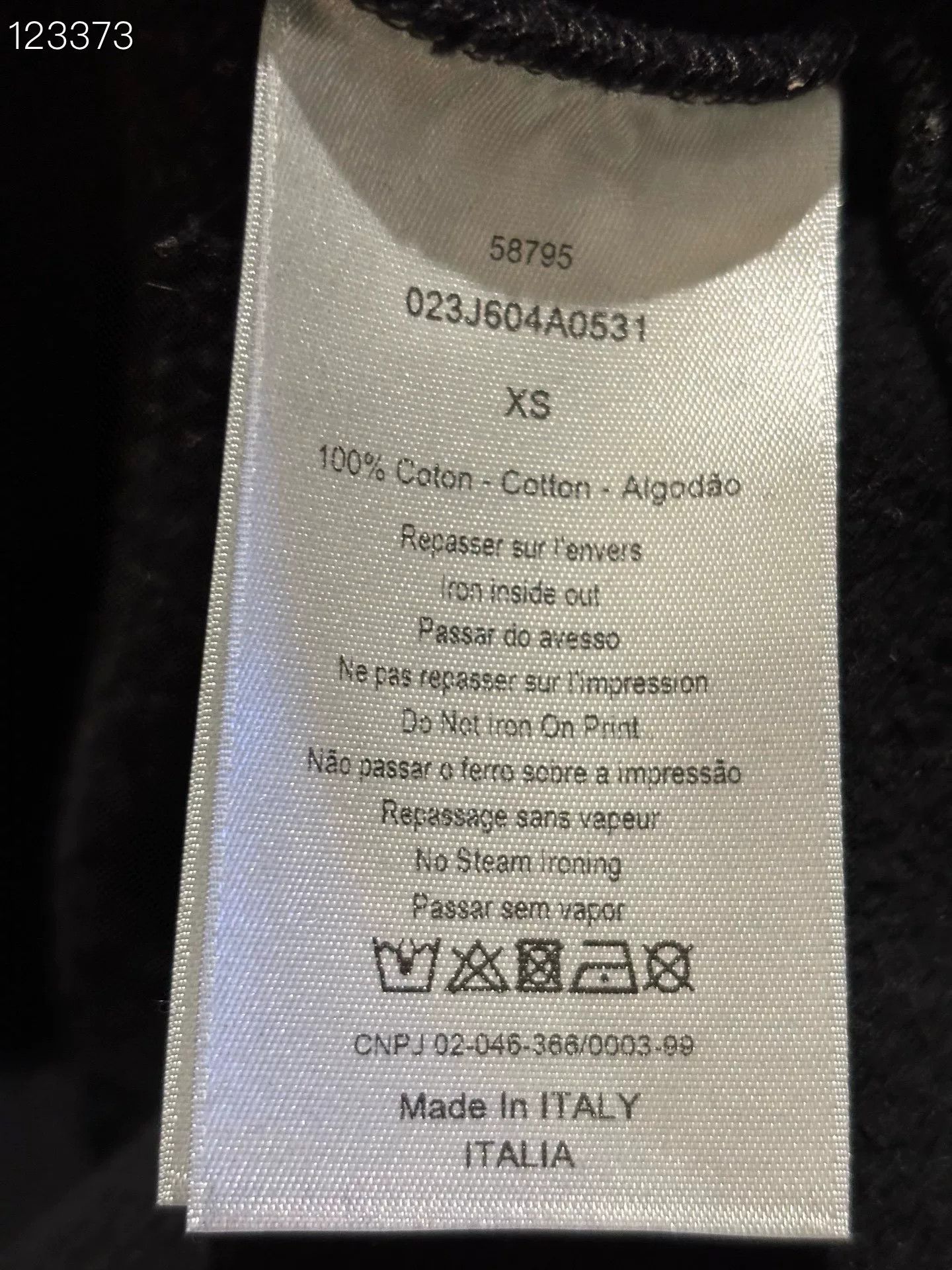 Dior Dior Classic 3D Print Black Sweatshirt Size US S / EU 44-46 / 1 - 4 Thumbnail