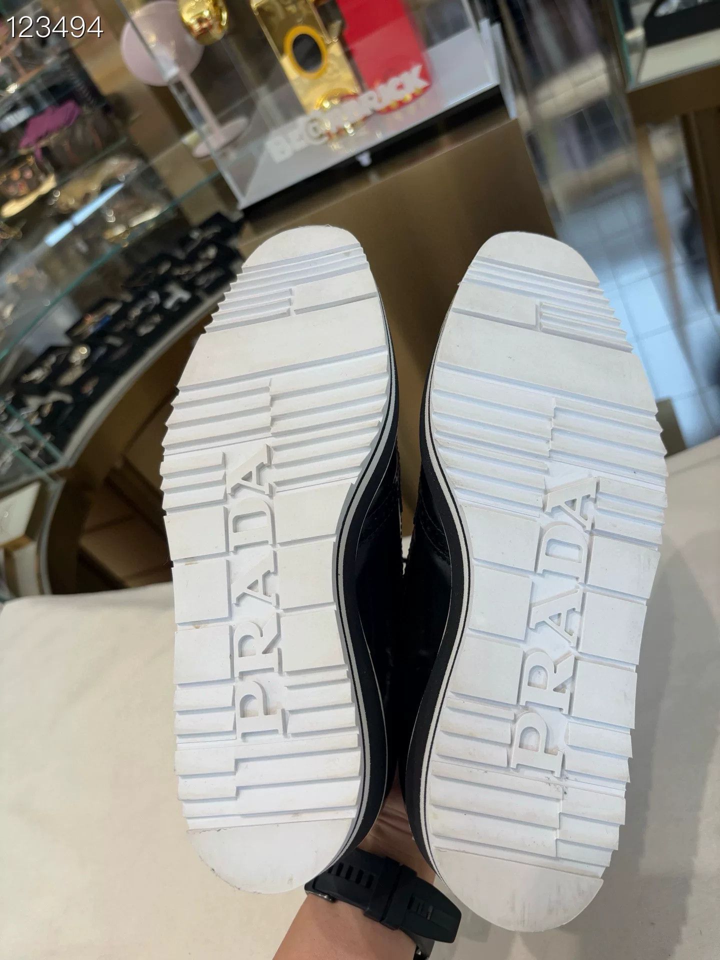 Prada Prada Black Patent Platform Shoes Size US 7 / IT 37 - 6 Thumbnail