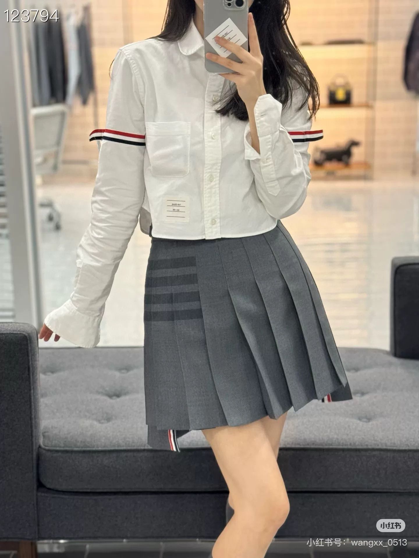 Thom Browne Classic White Oxford Double Sleeve Shirt Size US XS / EU 42 / 0 - 7 Thumbnail