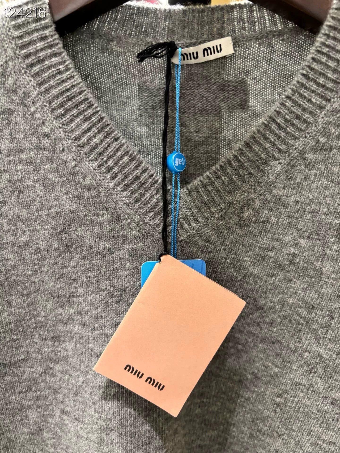 Miu Miu Miu Miu Gray Short Wool Sweater Size M / US 6-8 / IT 42-44 - 3 Thumbnail