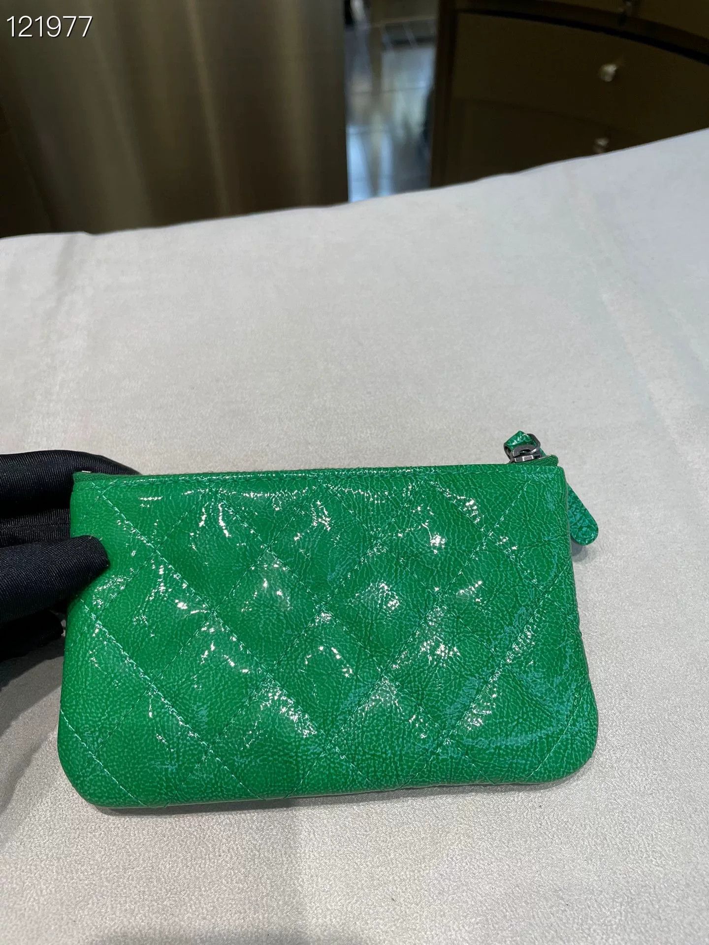 Chanel Chanel Bamboo Green Coin Purse Size ONE SIZE - 2 Thumbnail