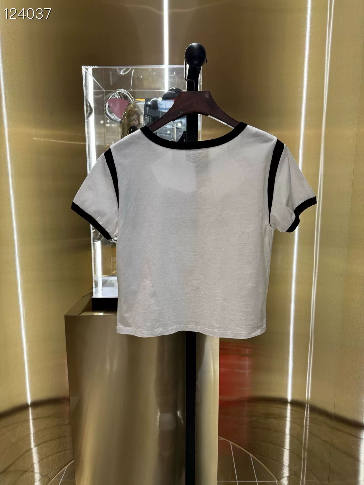 Celine Celine Short-Sleeve Logo T-Shirt Size L / US 10 / IT 46 - 2 Thumbnail