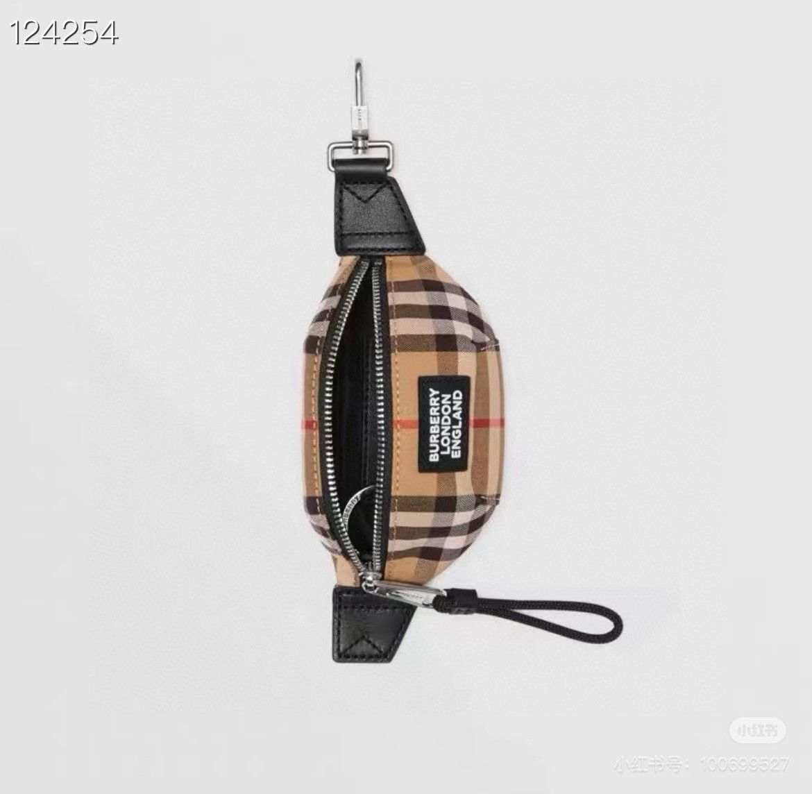 Burberry Burberry Check Mini Sonny Coin Purse Charm Size ONE SIZE - 7 Thumbnail