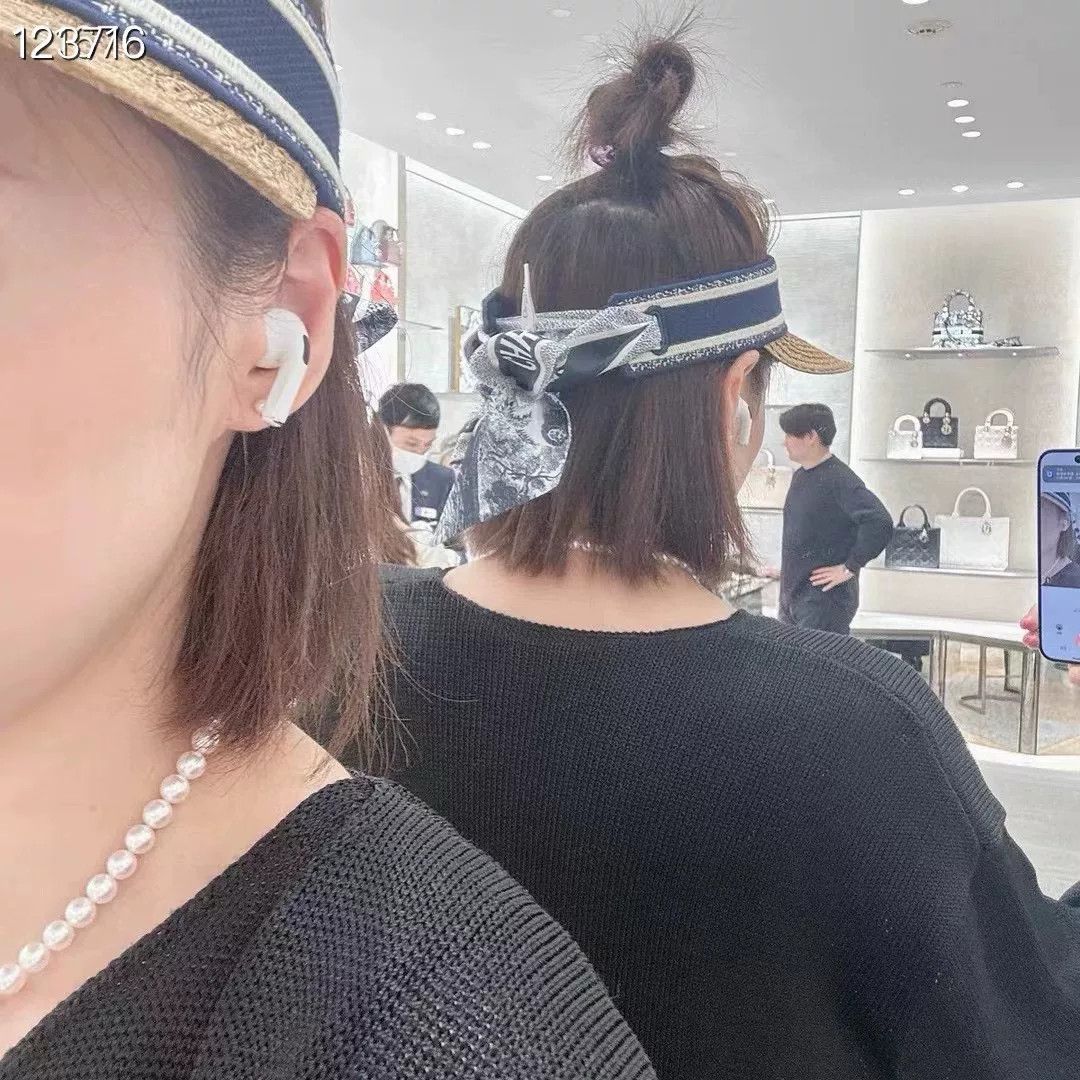 Dior Dior Woven UV Protection Visor Hat Size ONE SIZE - 8 Thumbnail