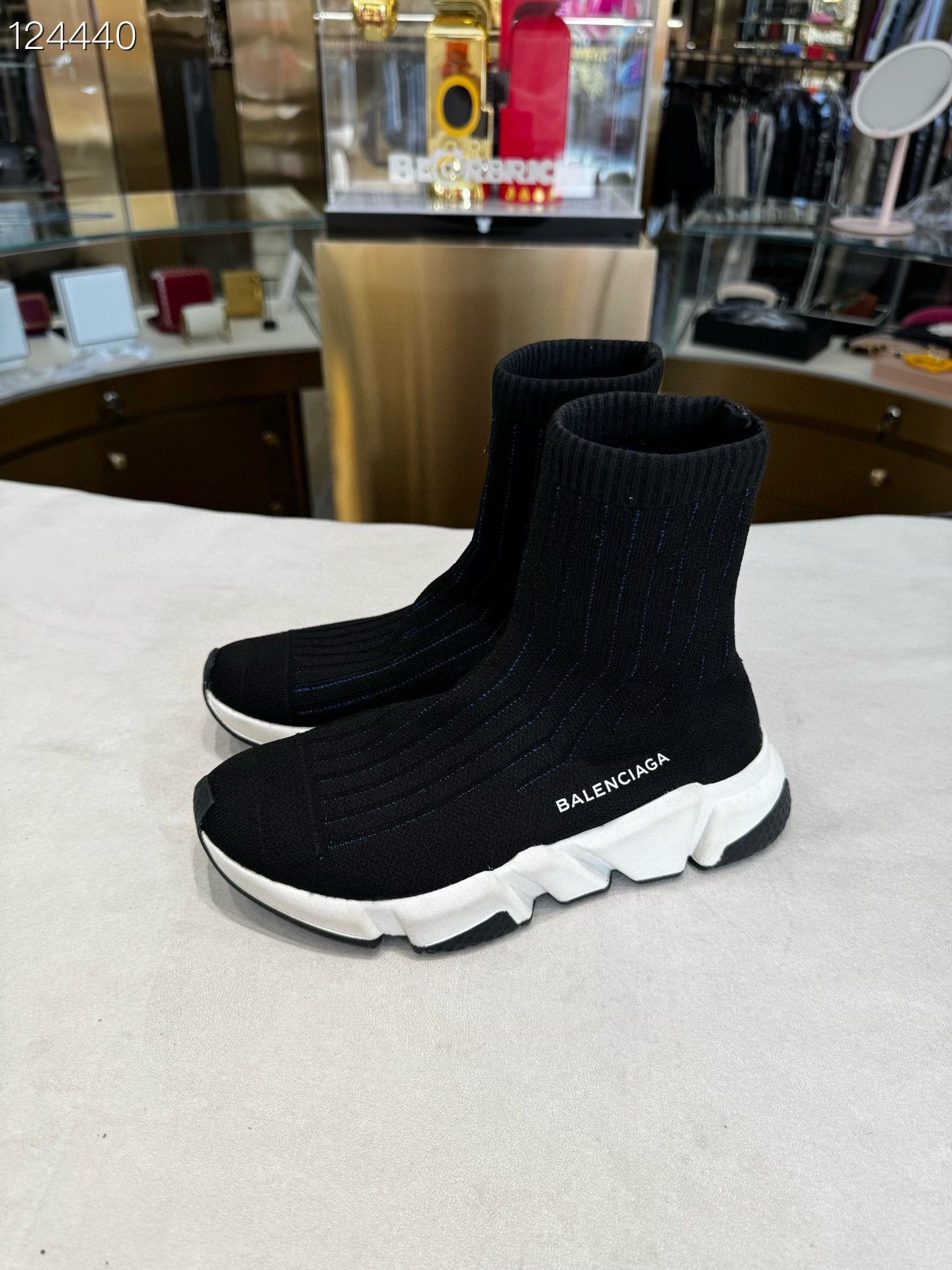 Balenciaga Balenciaga Black Sock Shoes Size 36 Size US 5 / IT 35 - 2 Thumbnail