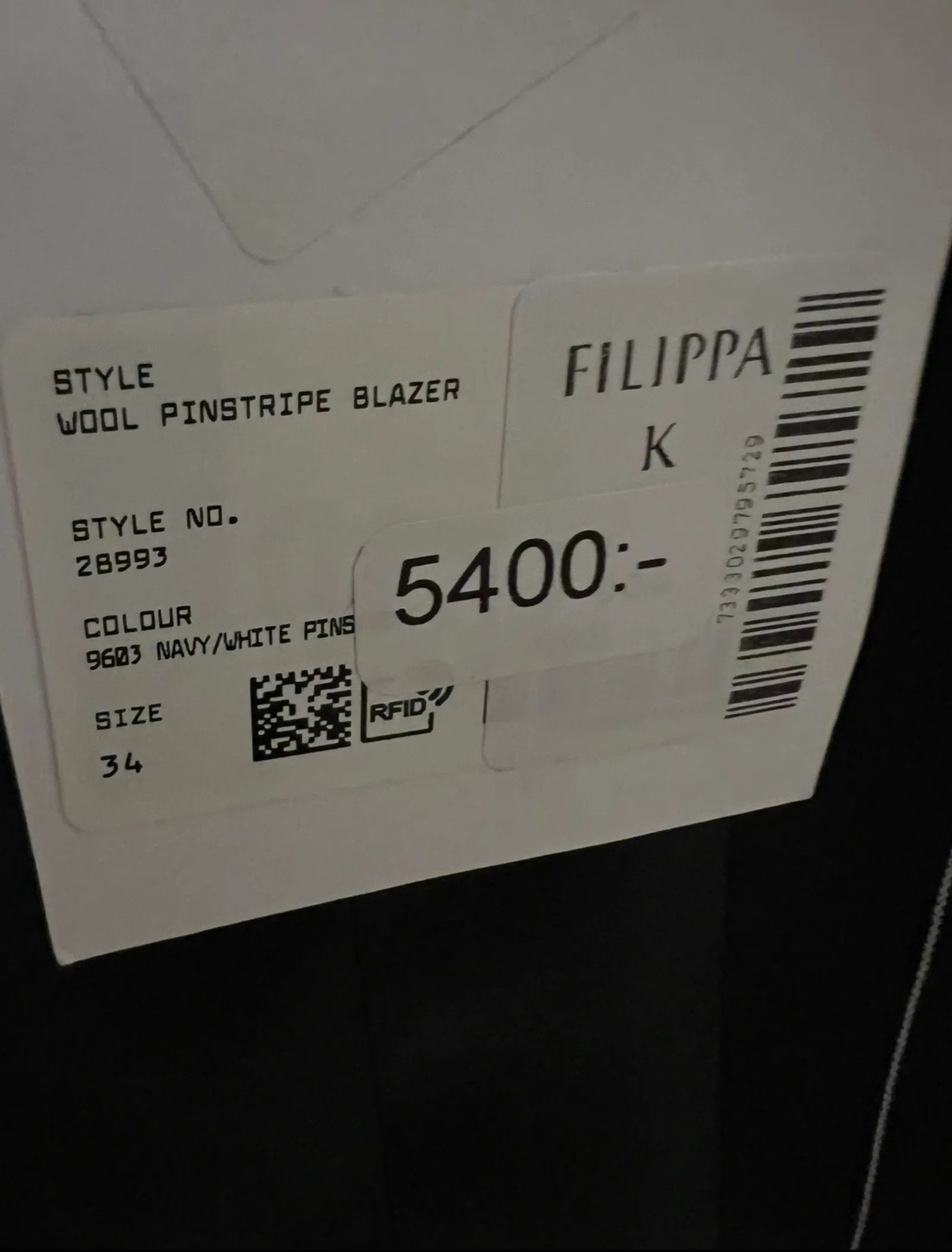 Filippa K Filippa K Wool Pinstripe Blazer Blazer Size XS / US 0-2 / IT 36-38 - 5 Thumbnail