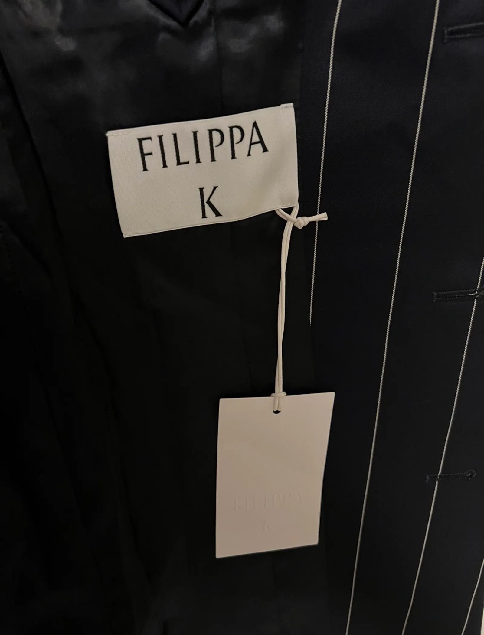 Filippa K Filippa K Wool Pinstripe Blazer Blazer Size XS / US 0-2 / IT 36-38 - 4 Thumbnail
