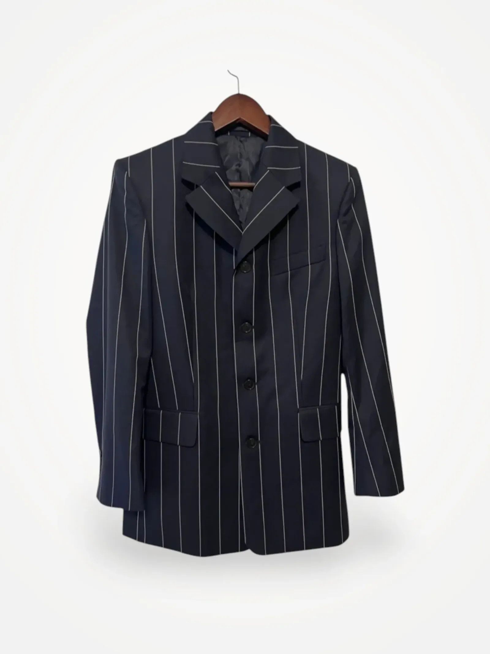 Filippa K Filippa K Wool Pinstripe Blazer Blazer Size XS / US 0-2 / IT 36-38 - 2 Thumbnail