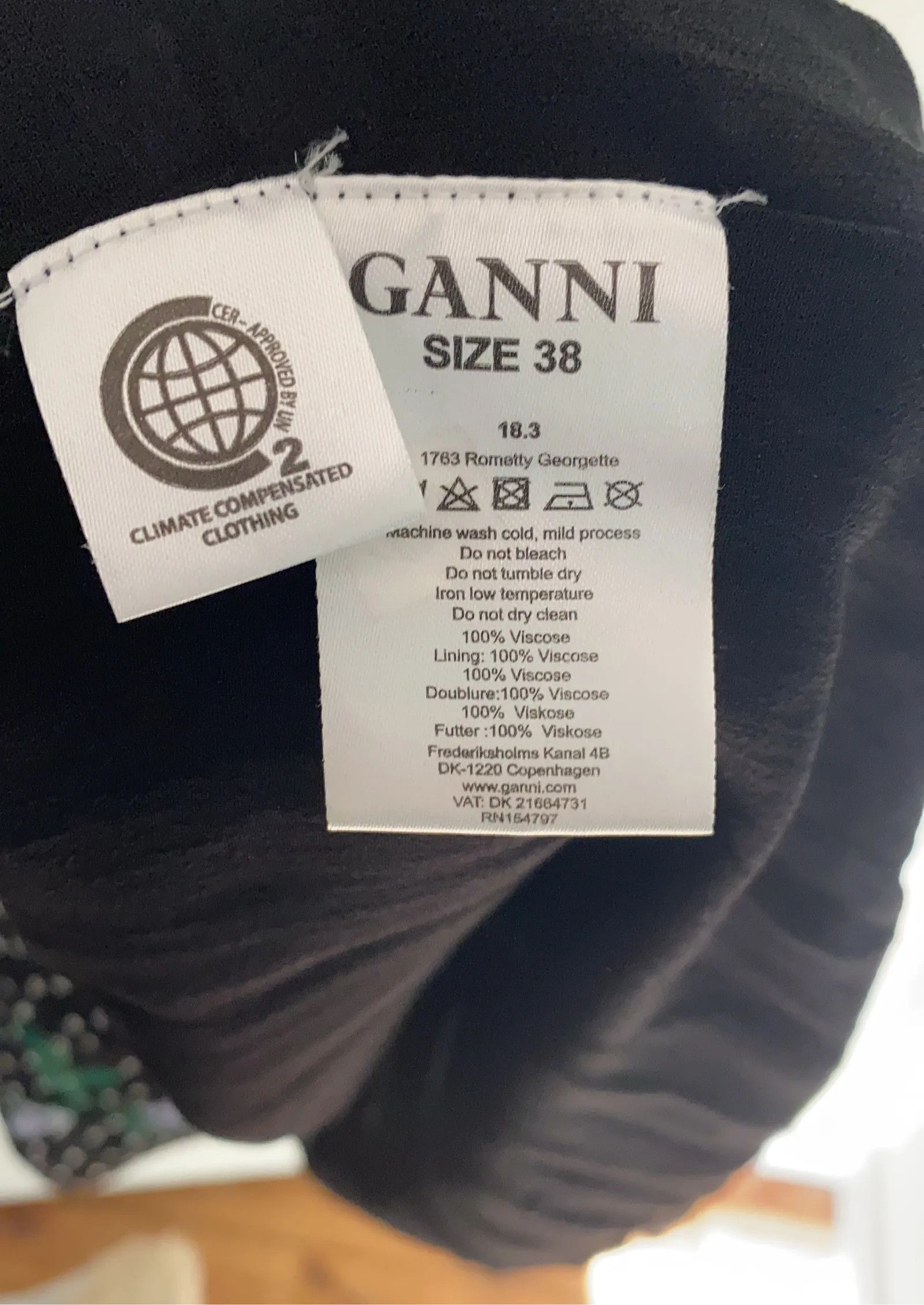 Ganni Ganni 1763 Rometty Georgette Dress Size S / US 4 / IT 40 - 4 Thumbnail