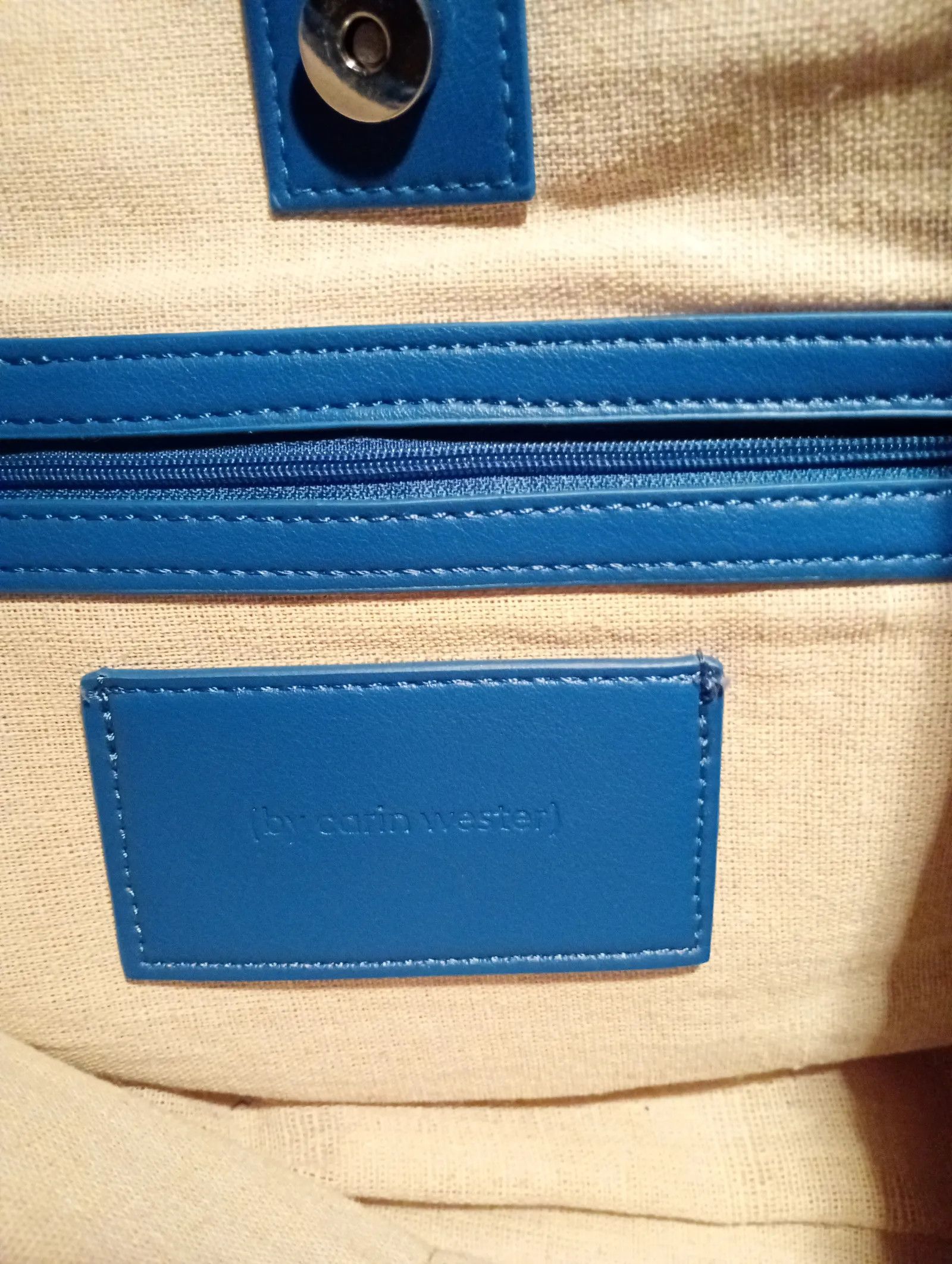 Carin Wester Carin Wester Wendy small tote ocean blue Bag Size ONE SIZE - 2 Thumbnail
