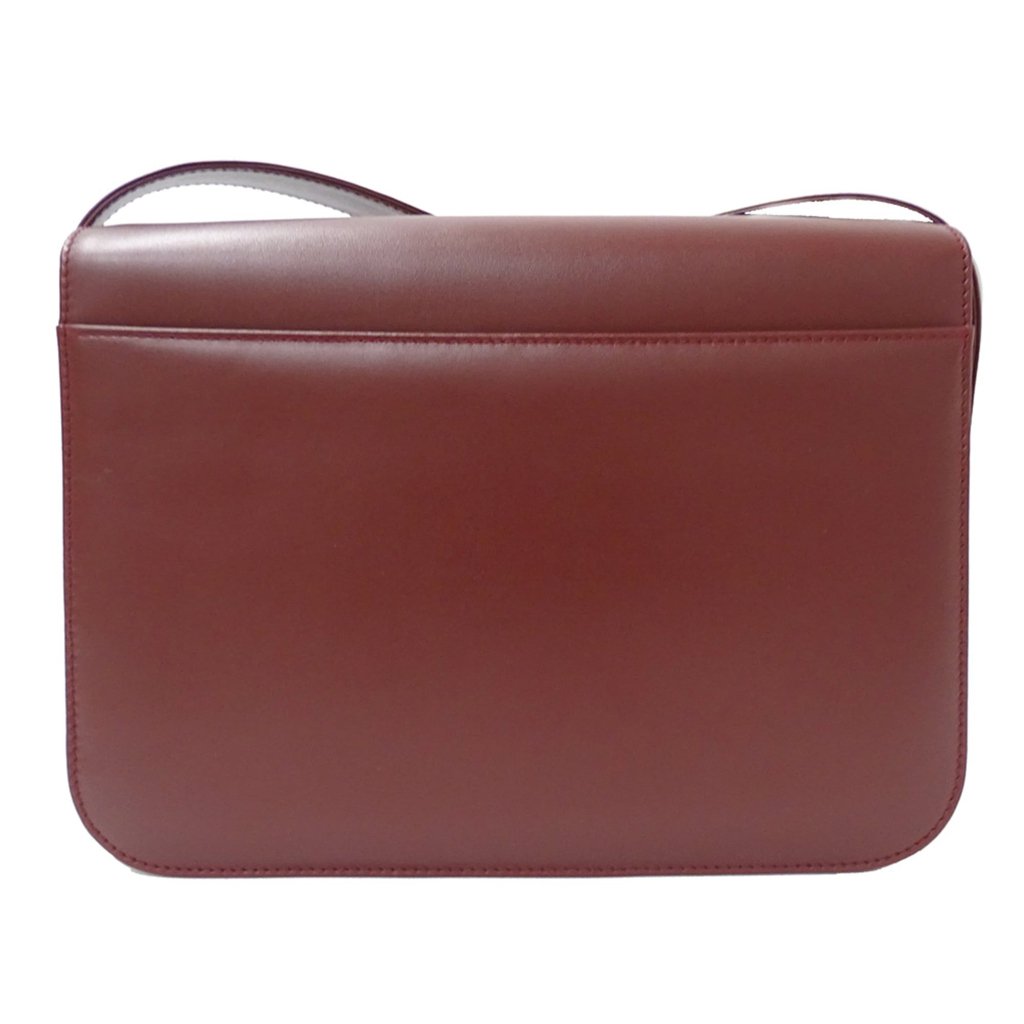 Cartier Cartier handbag for women, brand name shoulder bag, must-have leather, burgundy/wine red, crossbody. Size ONE SIZE - 2 Thumbnail
