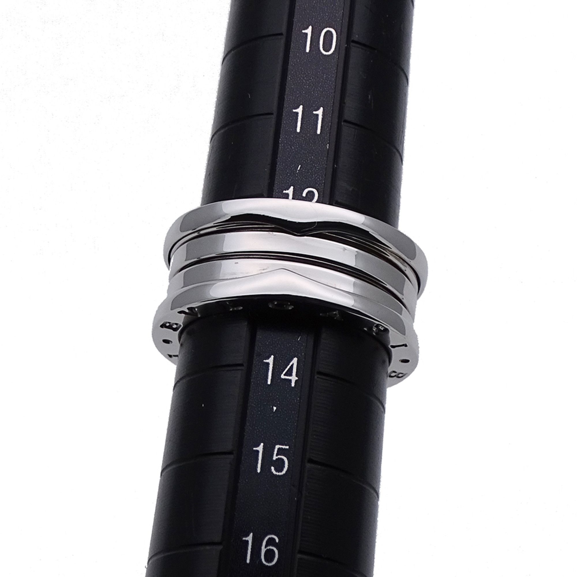 Bvlgari Bulgari BVLGARI Ring for Women and Men, Brand Ring, 750WG B-zero1, 3-band, White Gold, Size #54 (approx. 1) Jewelry Size ONE SIZE - 7 Thumbnail