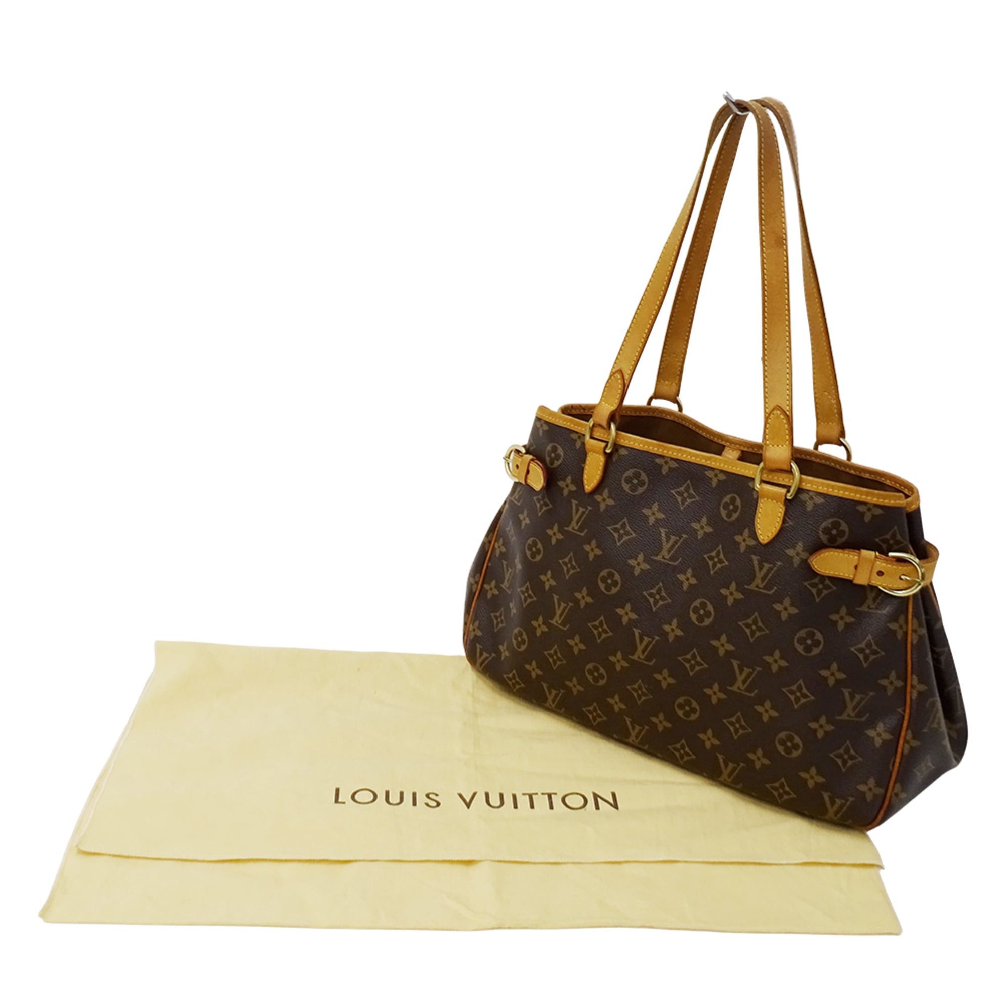 Louis Vuitton Louis Vuitton handbag, Monogram, women's, brand, tote bag, shoulder Batignolles Horizontal M51154, brown Size ONE SIZE - 7 Thumbnail