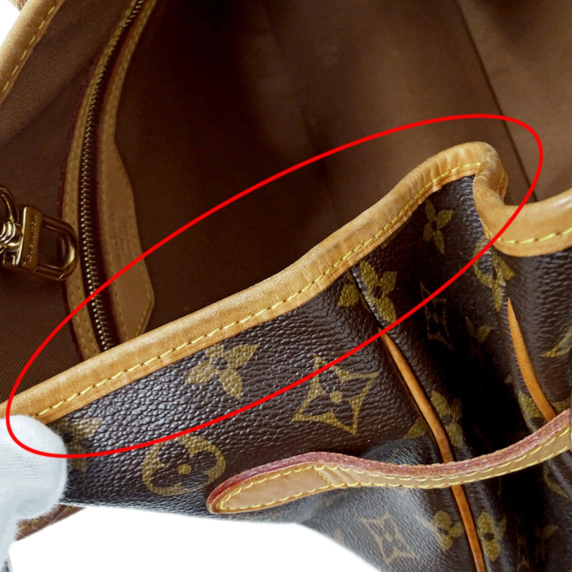 Louis Vuitton Louis Vuitton handbag, Monogram, women's, brand, tote bag, shoulder Batignolles Horizontal M51154, brown Size ONE SIZE - 11 Thumbnail
