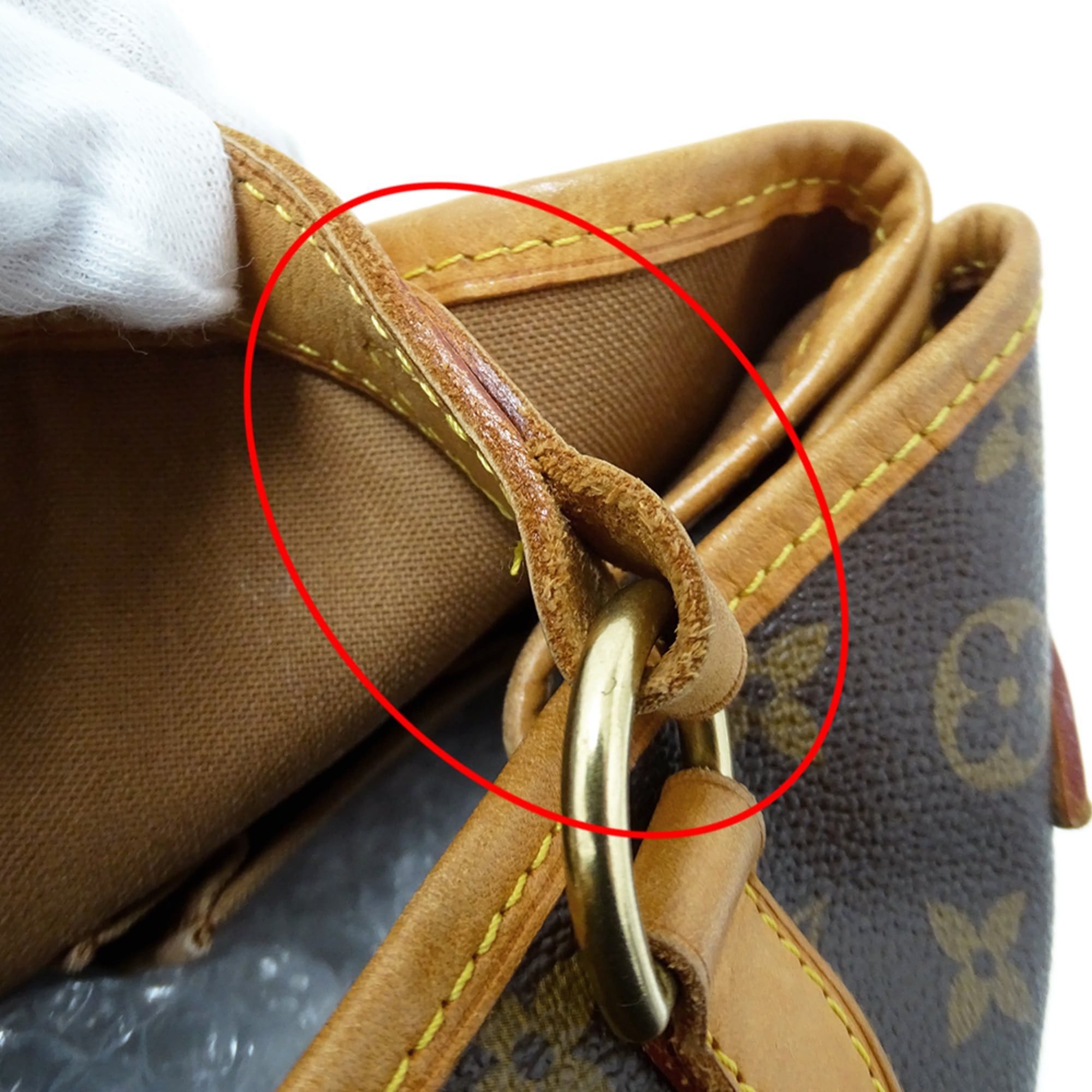 Louis Vuitton Louis Vuitton handbag, Monogram, women's, brand, tote bag, shoulder Batignolles Horizontal M51154, brown Size ONE SIZE - 16 Thumbnail