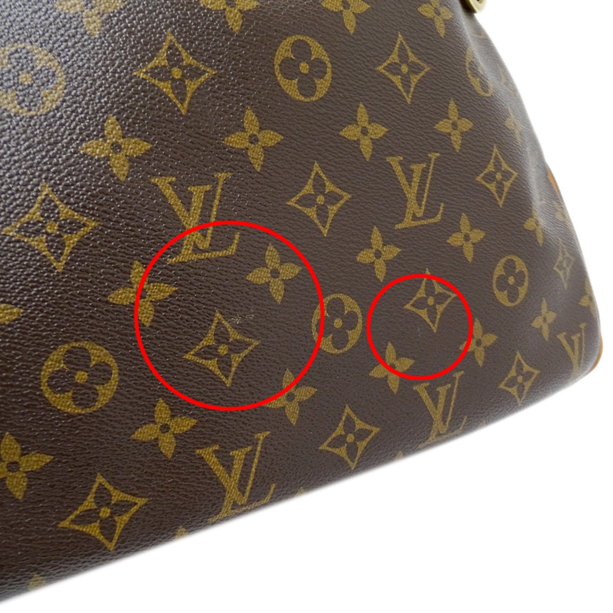 Louis Vuitton Louis Vuitton handbag, Monogram, women's, brand, tote bag, shoulder Batignolles Horizontal M51154, brown Size ONE SIZE - 12 Thumbnail