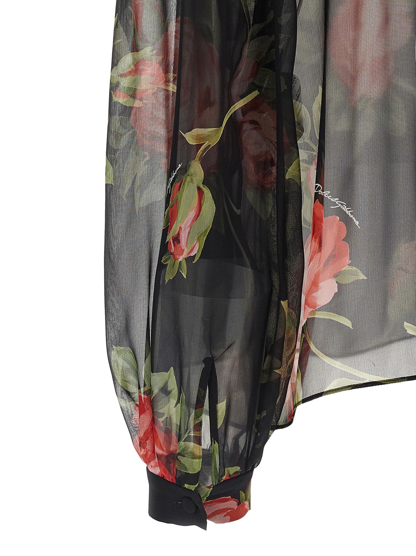 Dolce & Gabbana 'Bouquet Rose' Top Size XS / US 0-2 / IT 36-38 - 4 Thumbnail
