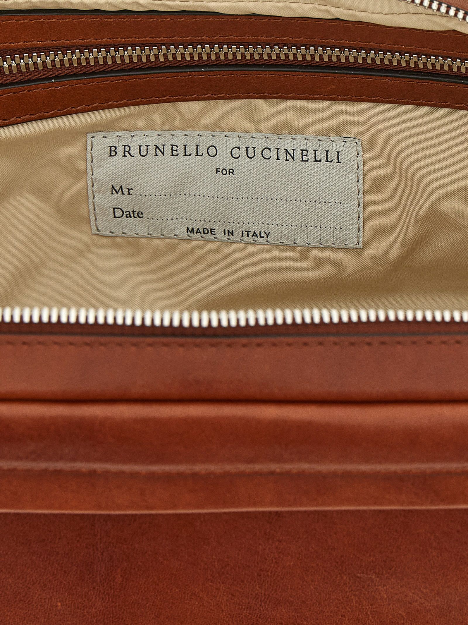 Brunello Cucinelli Vintage Leather Beauty Size ONE SIZE - 4 Thumbnail