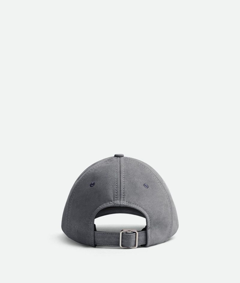Bottega Veneta printed leather cap grey Size ONE SIZE - 3 Thumbnail