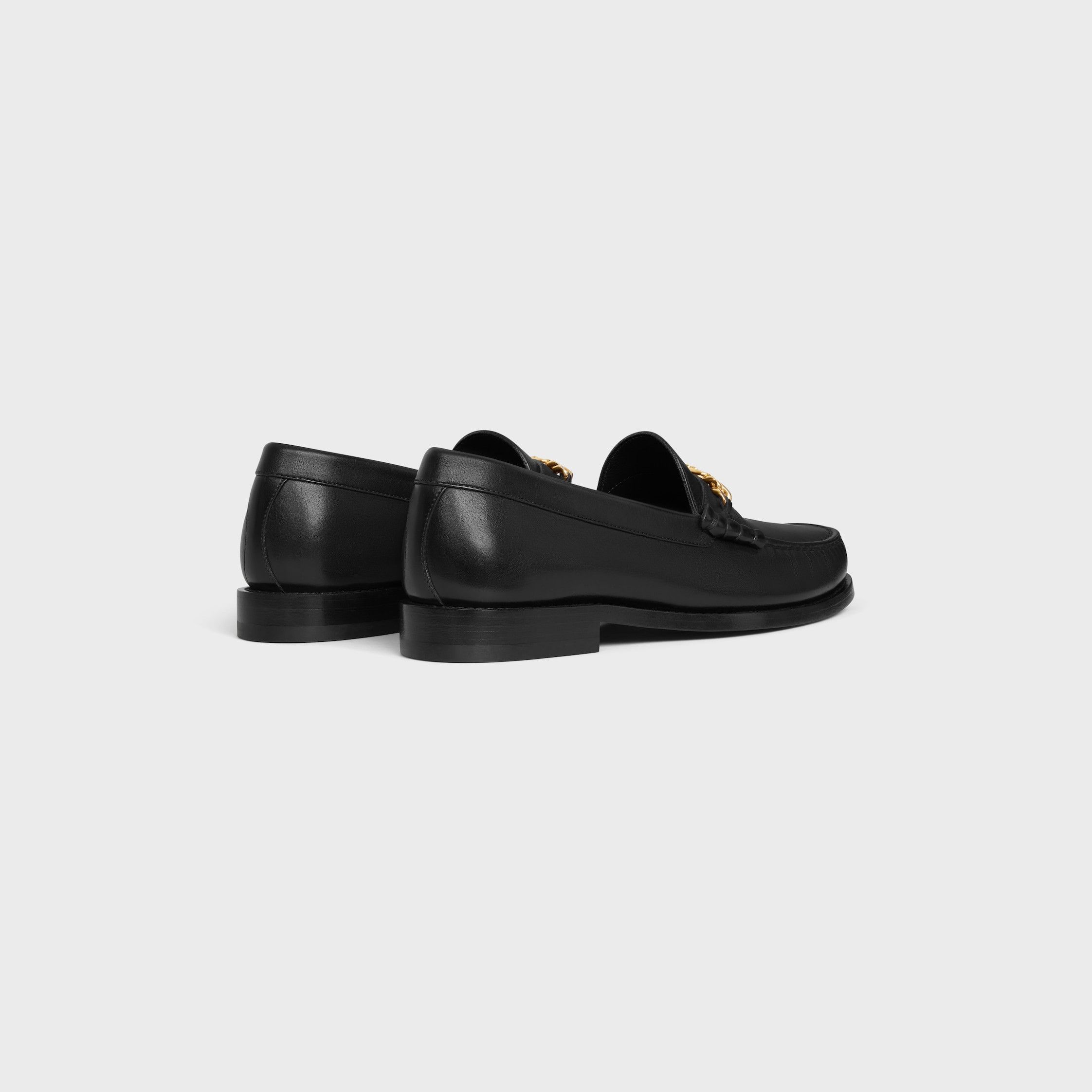 Celine celine luco triomphe chain loafer in calfskin black Size US 9 / IT 39 - 3 Thumbnail