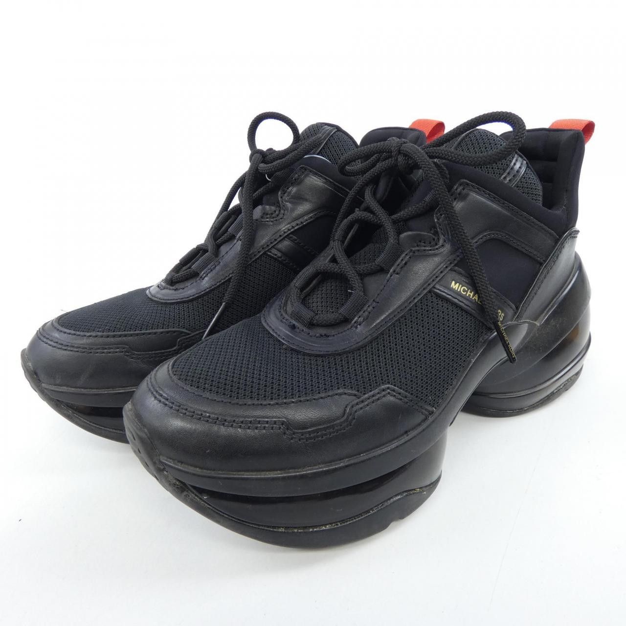 Michael Kors Michael Kors Michael Kors Leather Sneakers Leather Shoes 43S4OLFS1L DUTY FREE for USA Size ONE SIZE - 3 Thumbnail