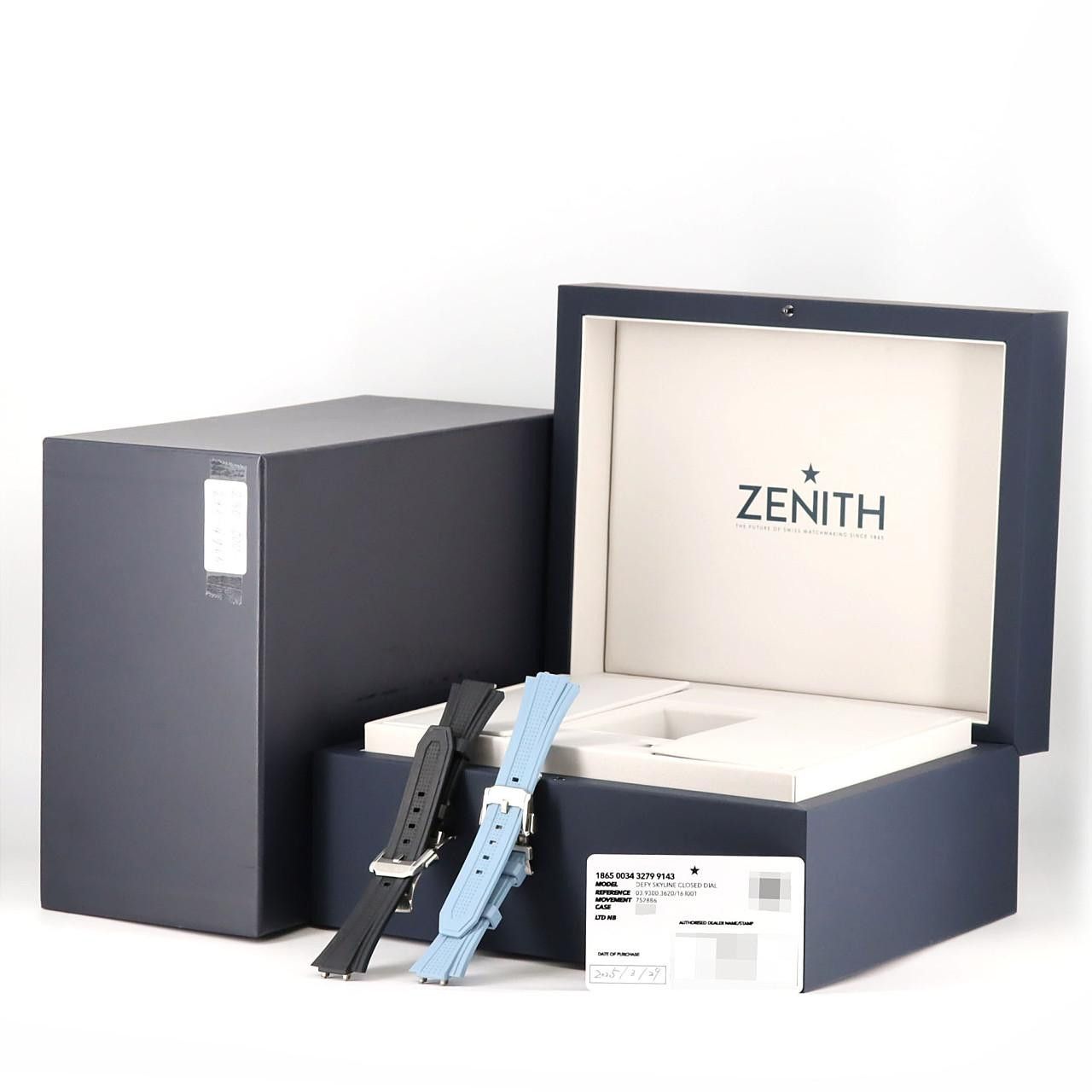 ZENITH Zenith Zenith Defy Skyline Baguette D LTD Stainless Steel Automatic Limited Metal Automatic 03.9300.3620/16.I001 DUTY FREE for USA Size ONE SIZE - 8 Thumbnail