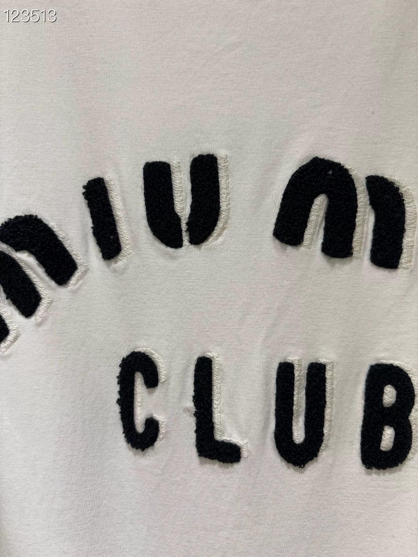 Miu Miu Miu Miu Chest Towel Embroidery Logo Tee Size XS / US 0-2 / IT 36-38 - 3 Thumbnail
