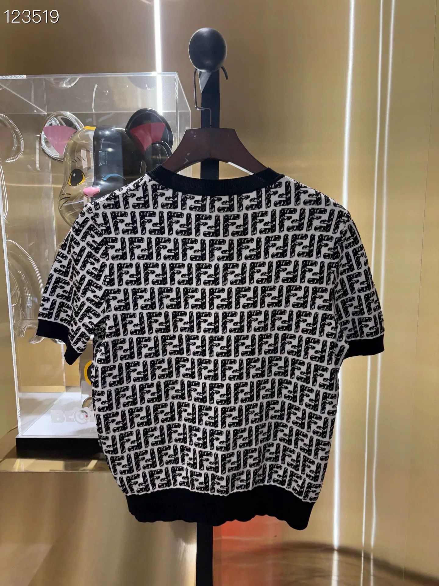 Fendi Fendi Classic Monogram Short-Sleeve Top Size US S / EU 44-46 / 1 - 2 Thumbnail